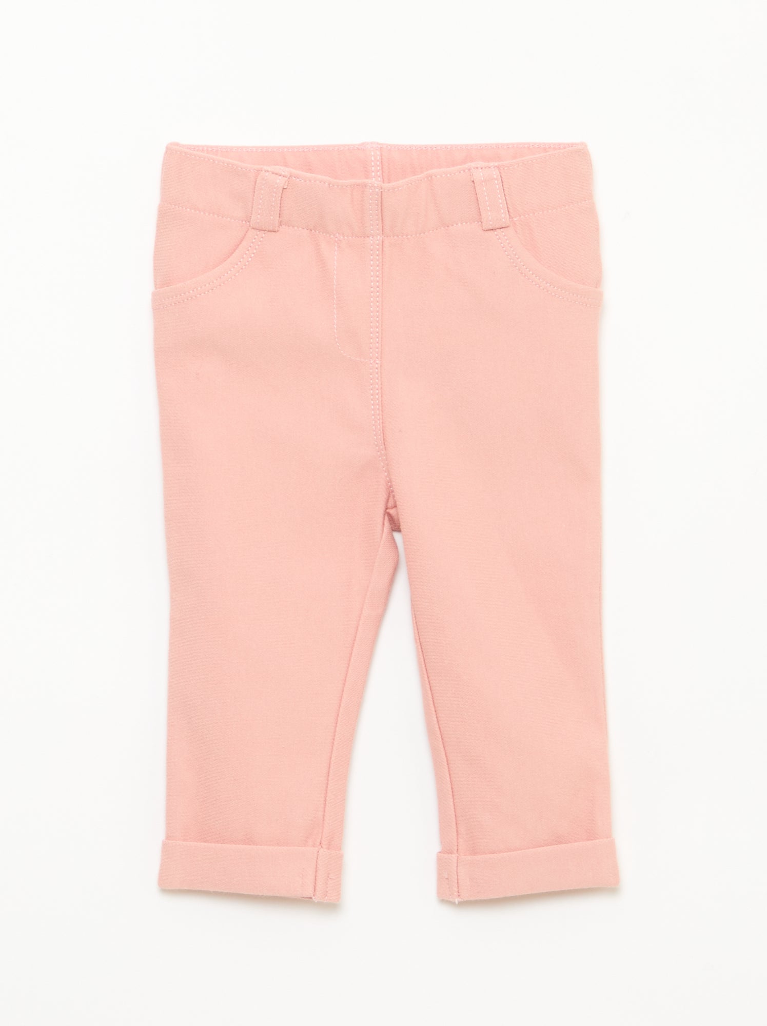Pantalon tregging slim - Rose