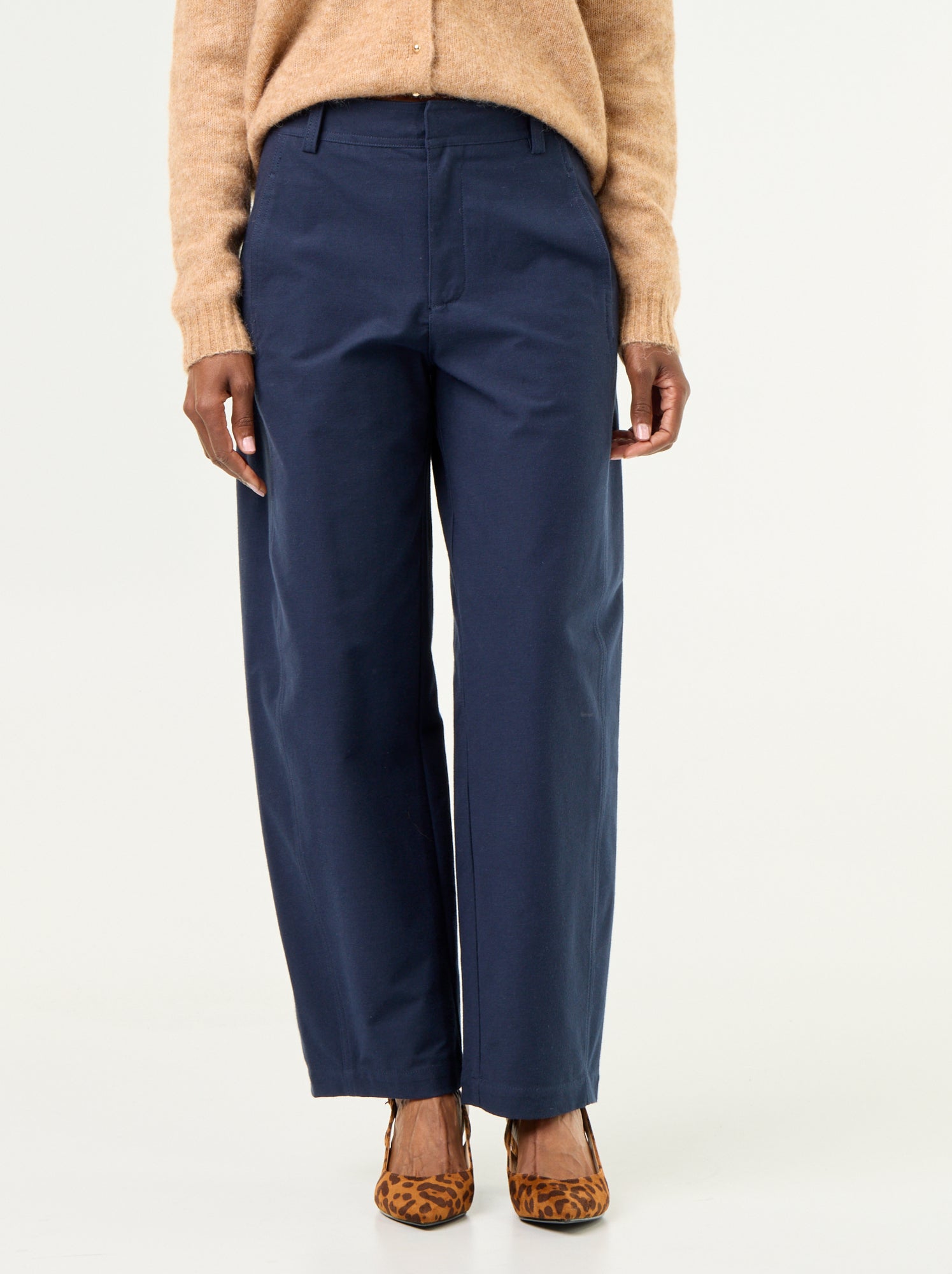 Pantalon uni forme large - Bleu