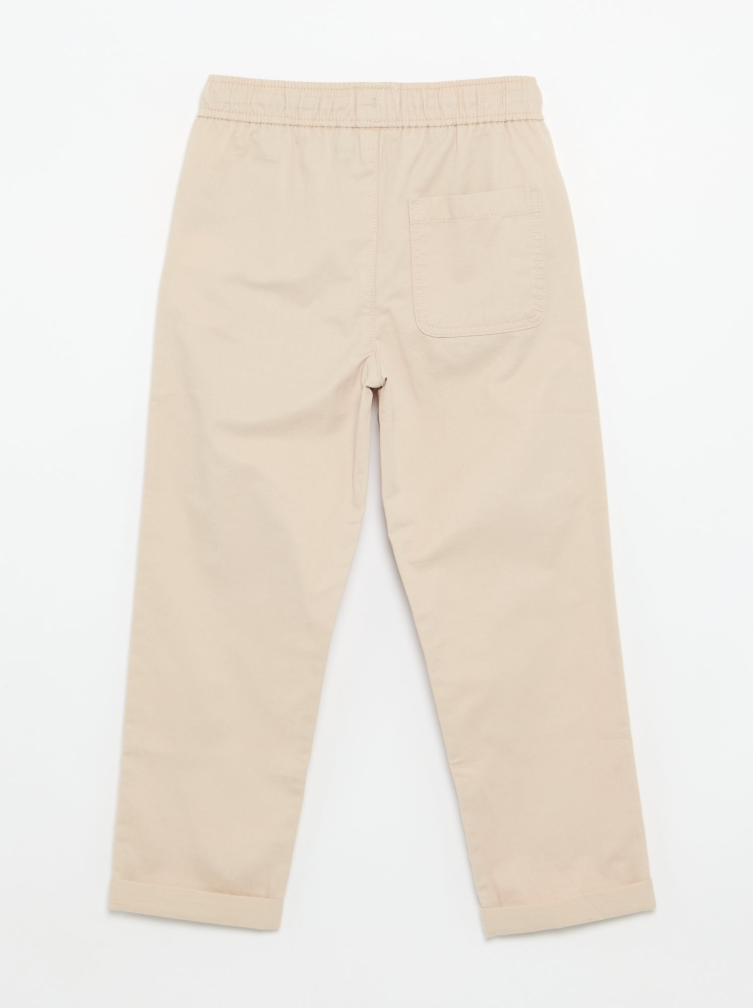 Pantalon uni léger - Beige