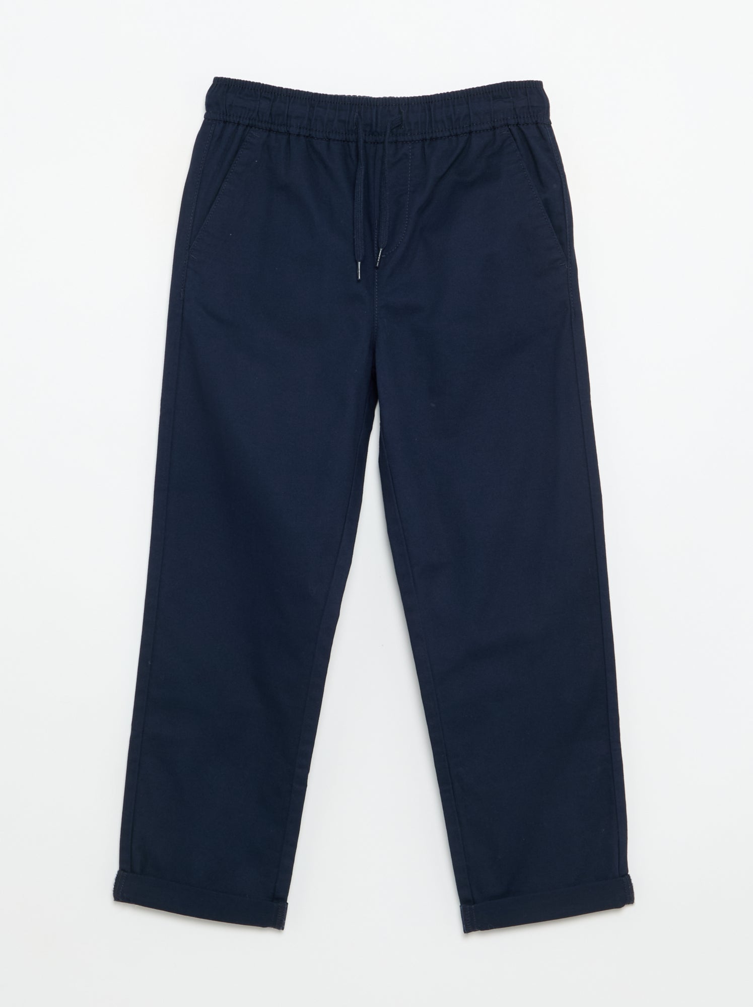 Pantalon uni léger - Bleu