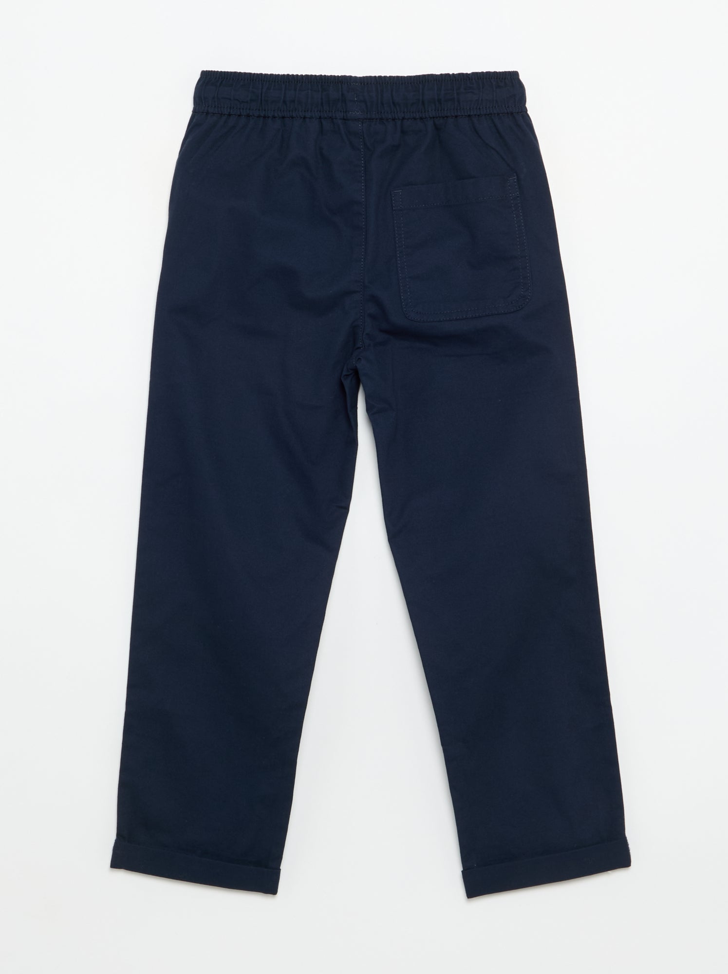 Pantalon uni léger - Bleu