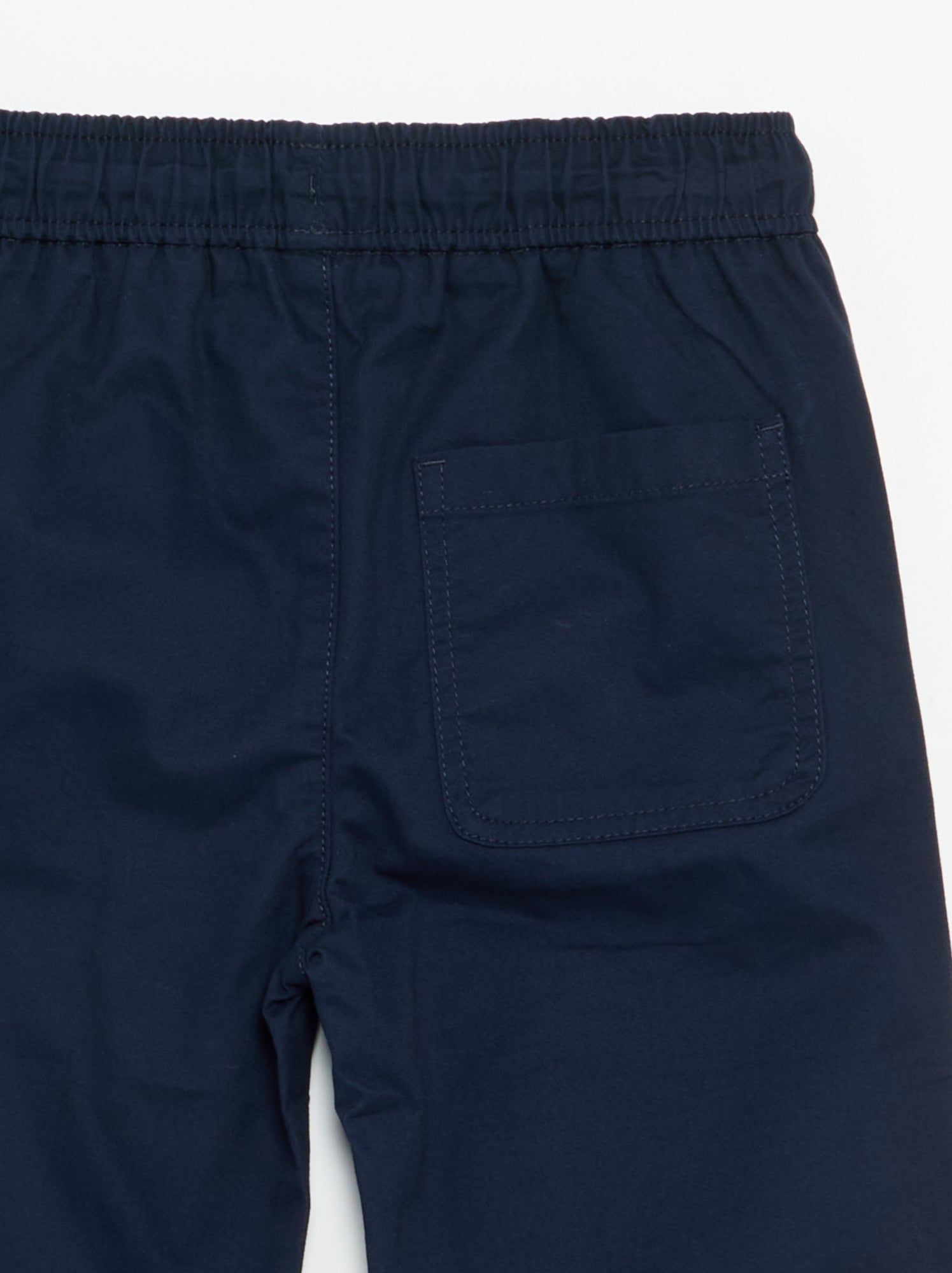 Pantalon uni léger - Bleu