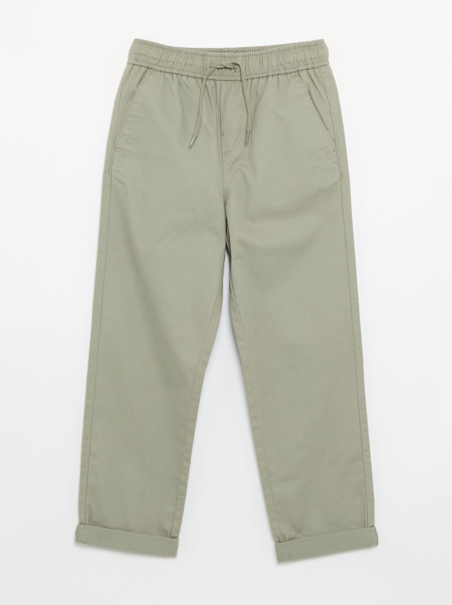 Pantalon uni léger - Vert