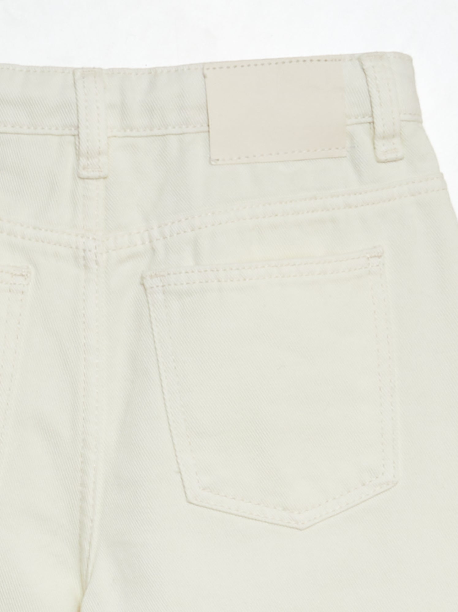 Pantalon wide leg - Blanc