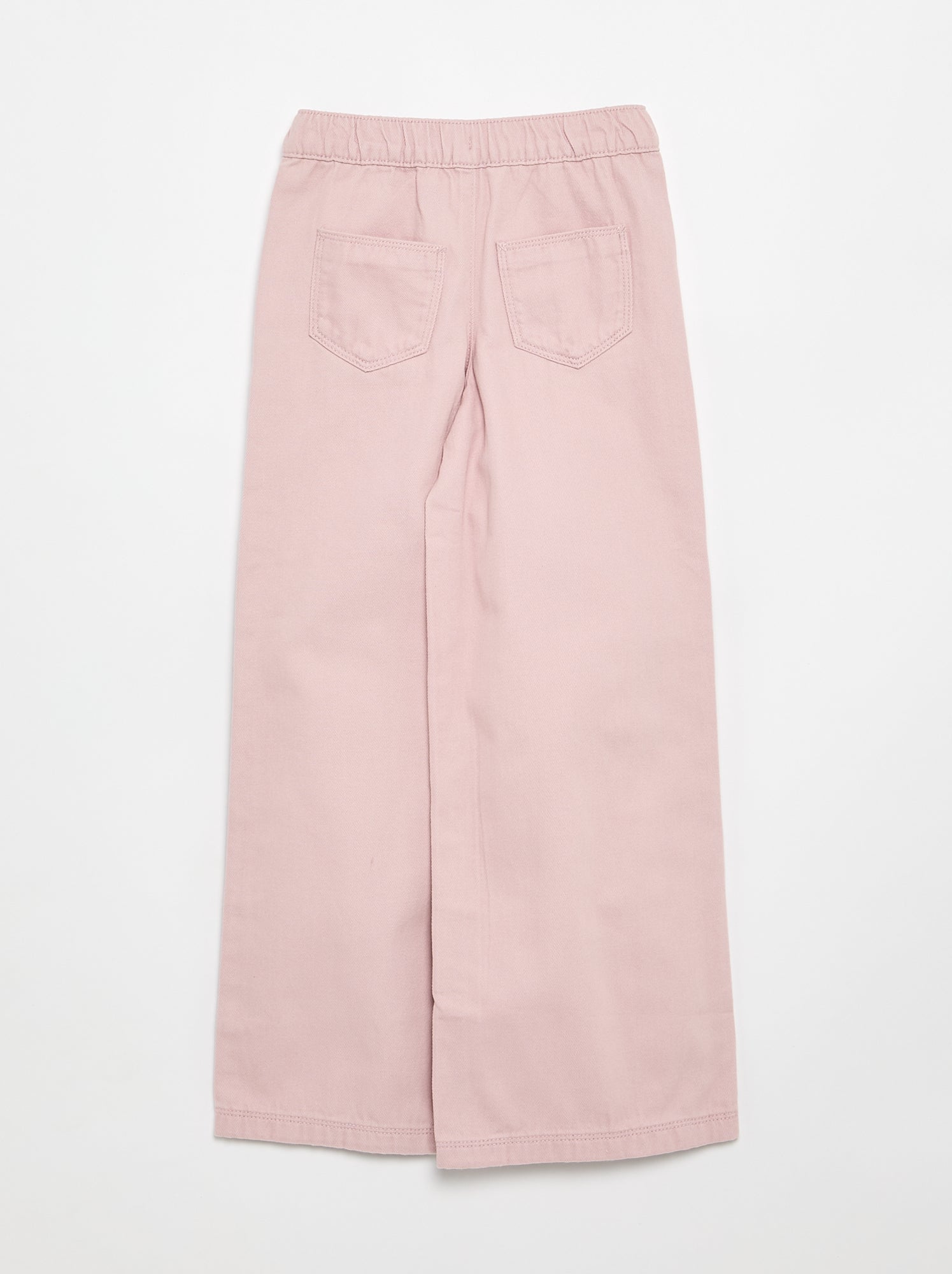 Pantalon wide leg - coupe ajustée - Violet