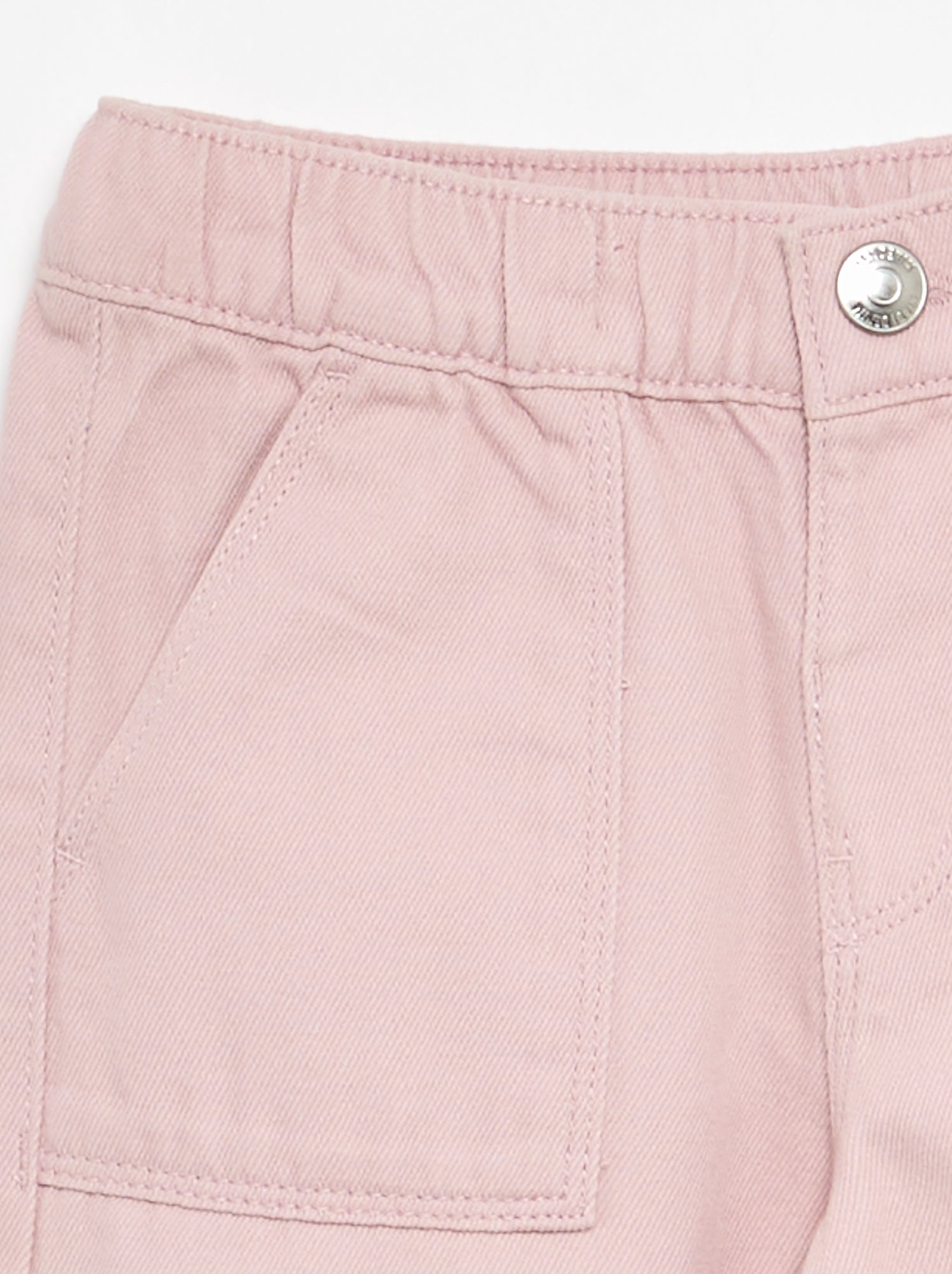Pantalon wide leg - coupe ajustée - Violet