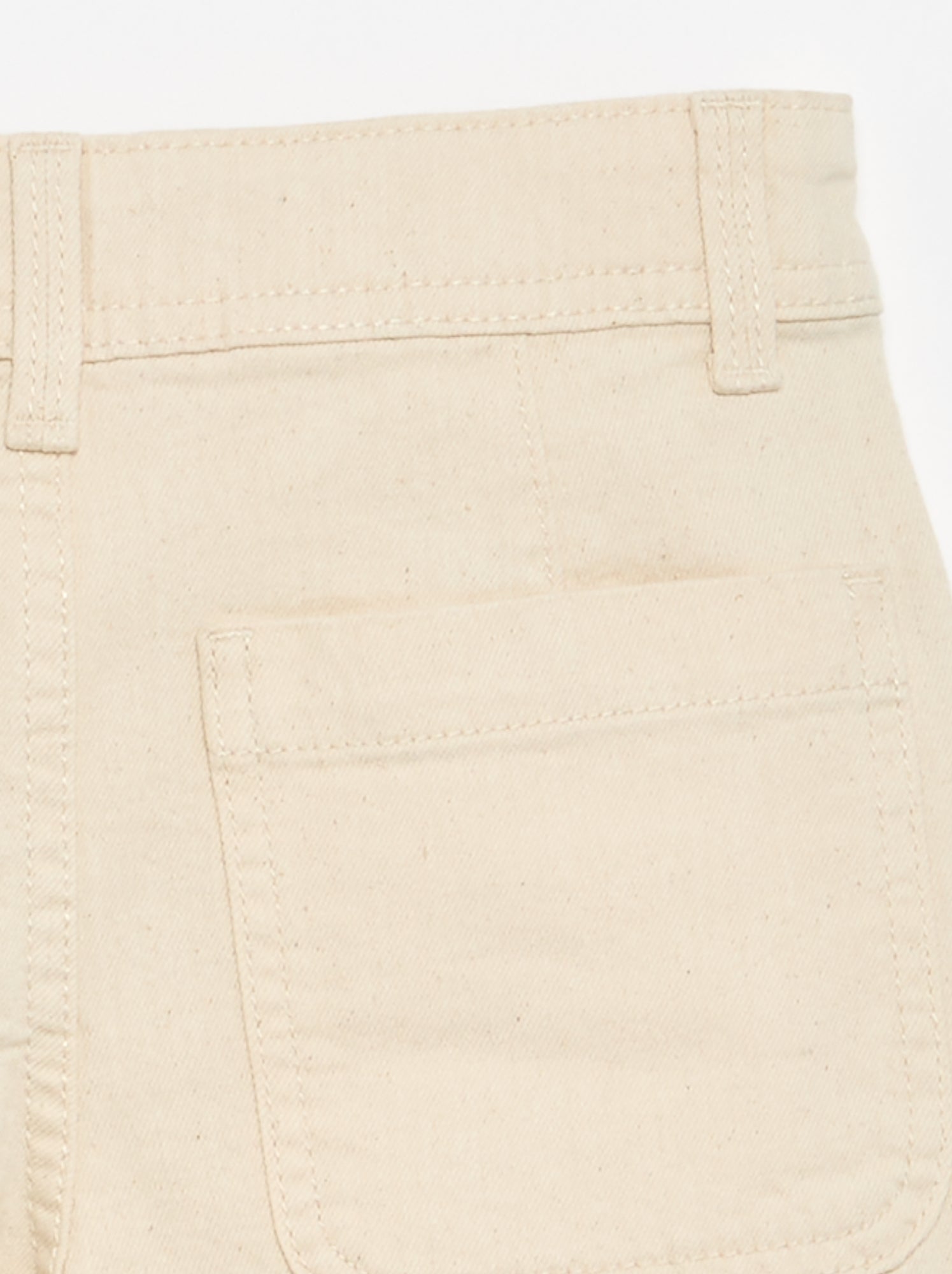 Pantalon wide leg fit / coupe large - Blanc