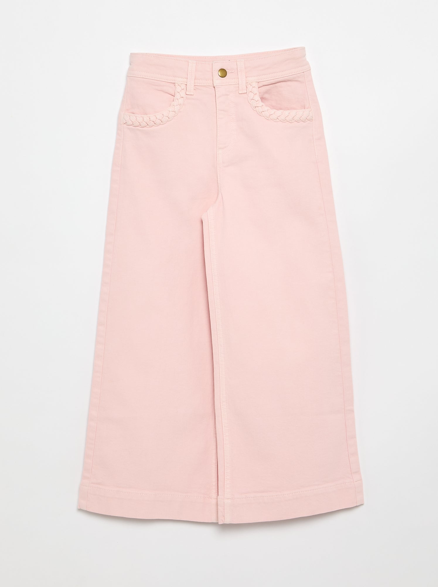 Pantalon wide leg fit / coupe large - Rose