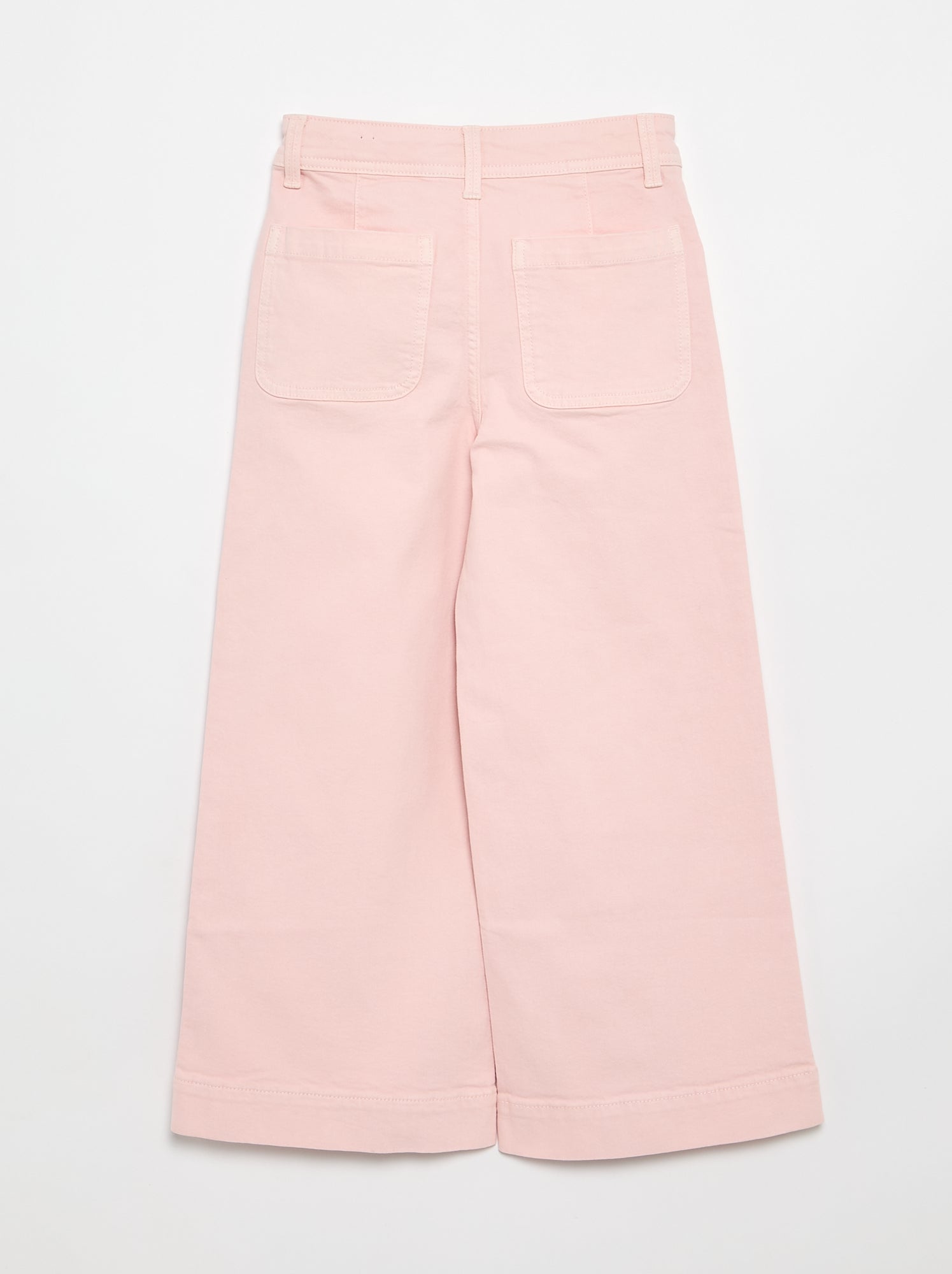 Pantalon wide leg fit / coupe large - Rose