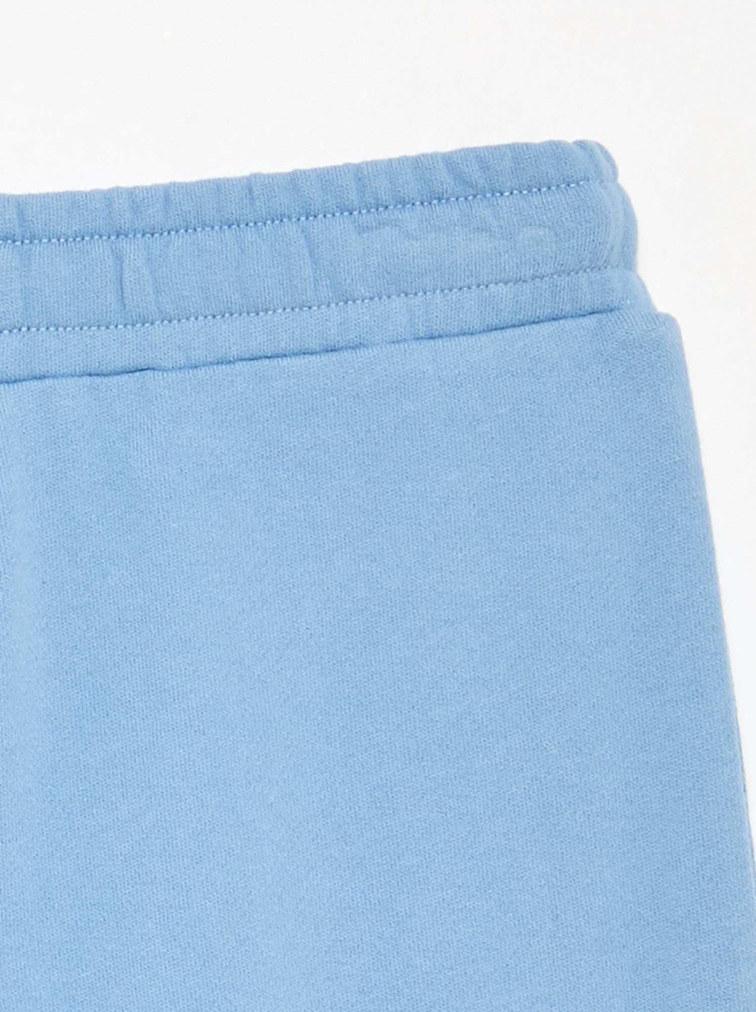 Pantalon wide leg uni - Bleu
