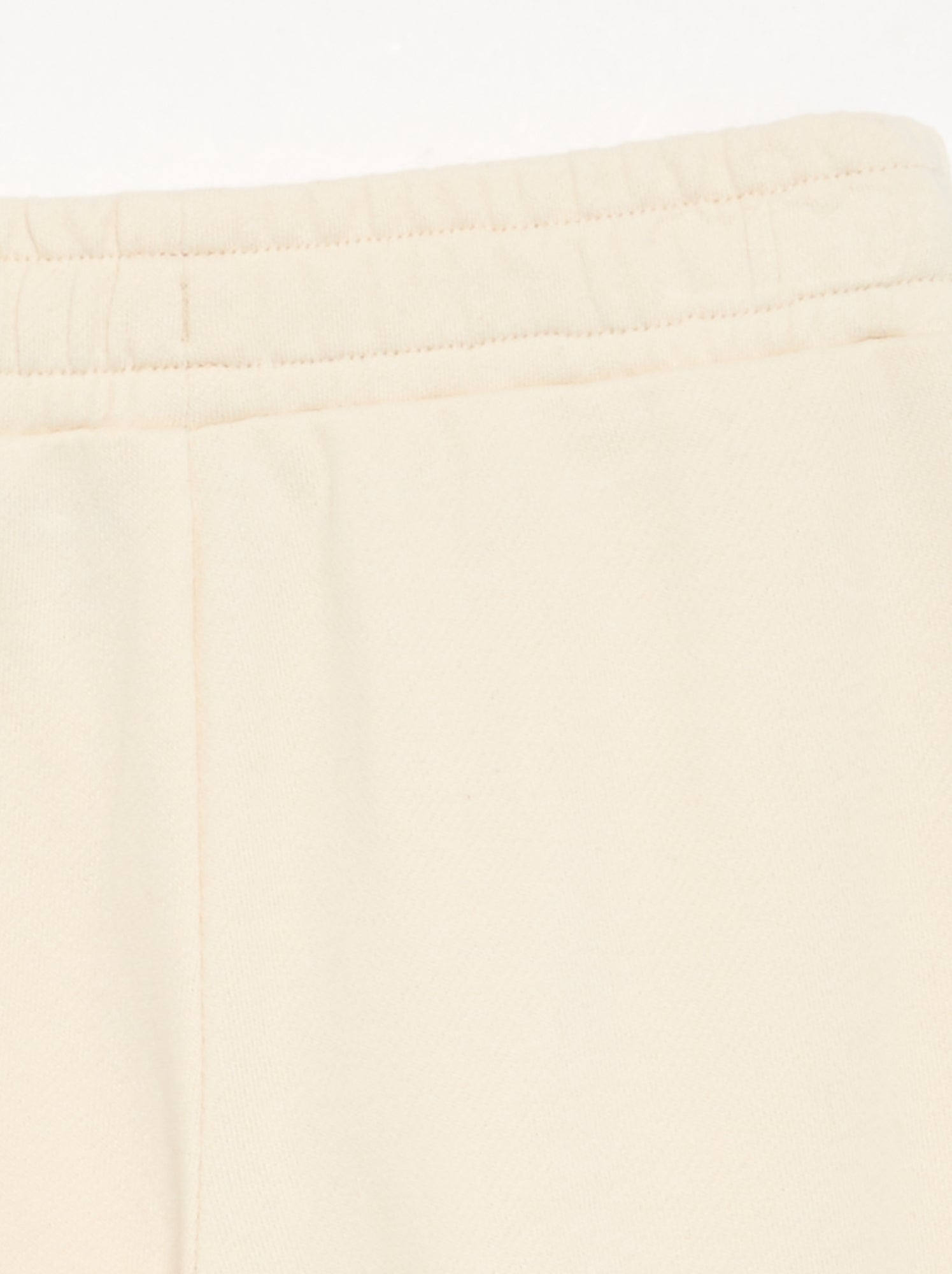 Pantalon wide leg uni - Ecru
