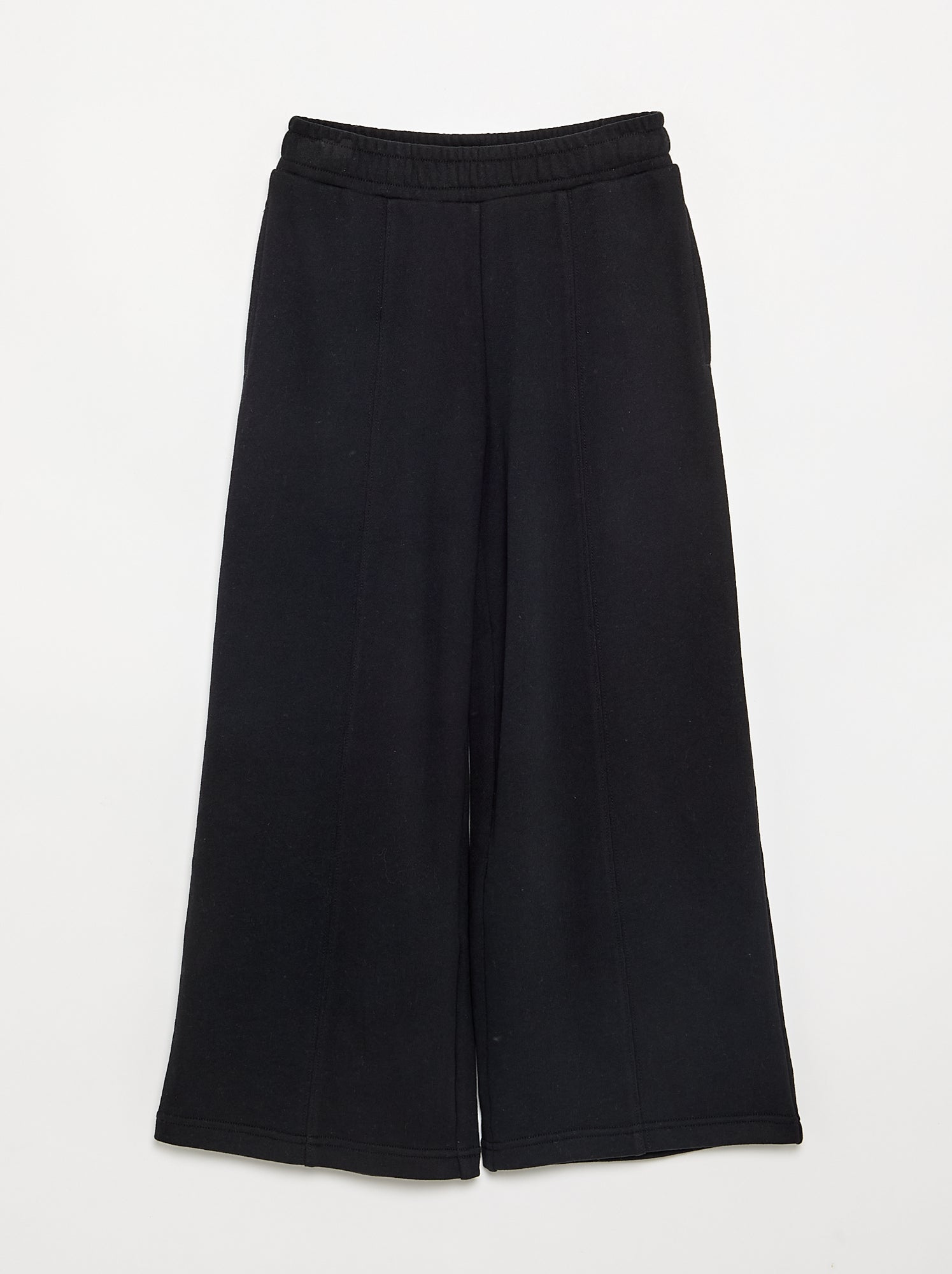 Pantalon wide leg uni - Noir