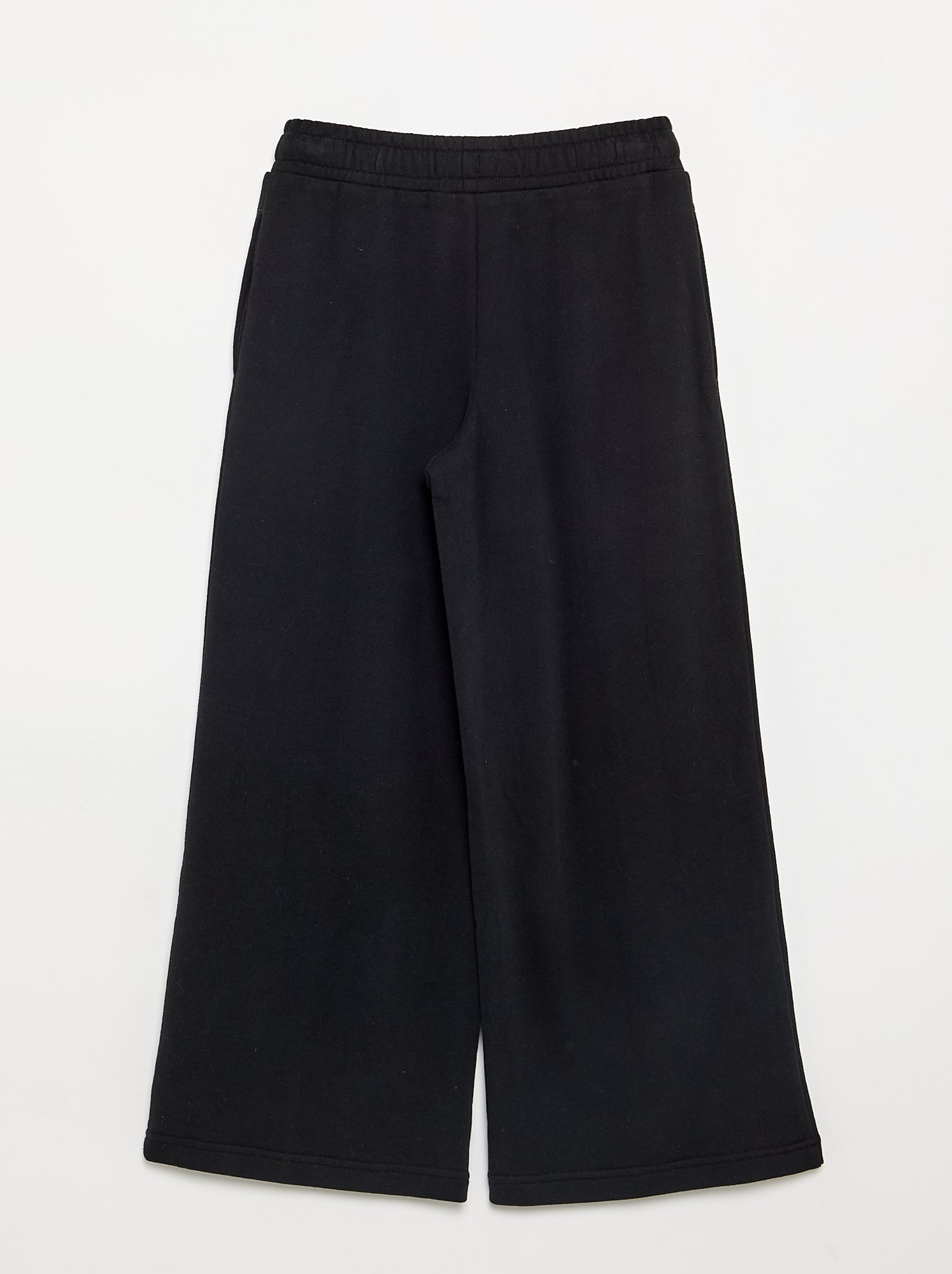 Pantalon wide leg uni - Noir