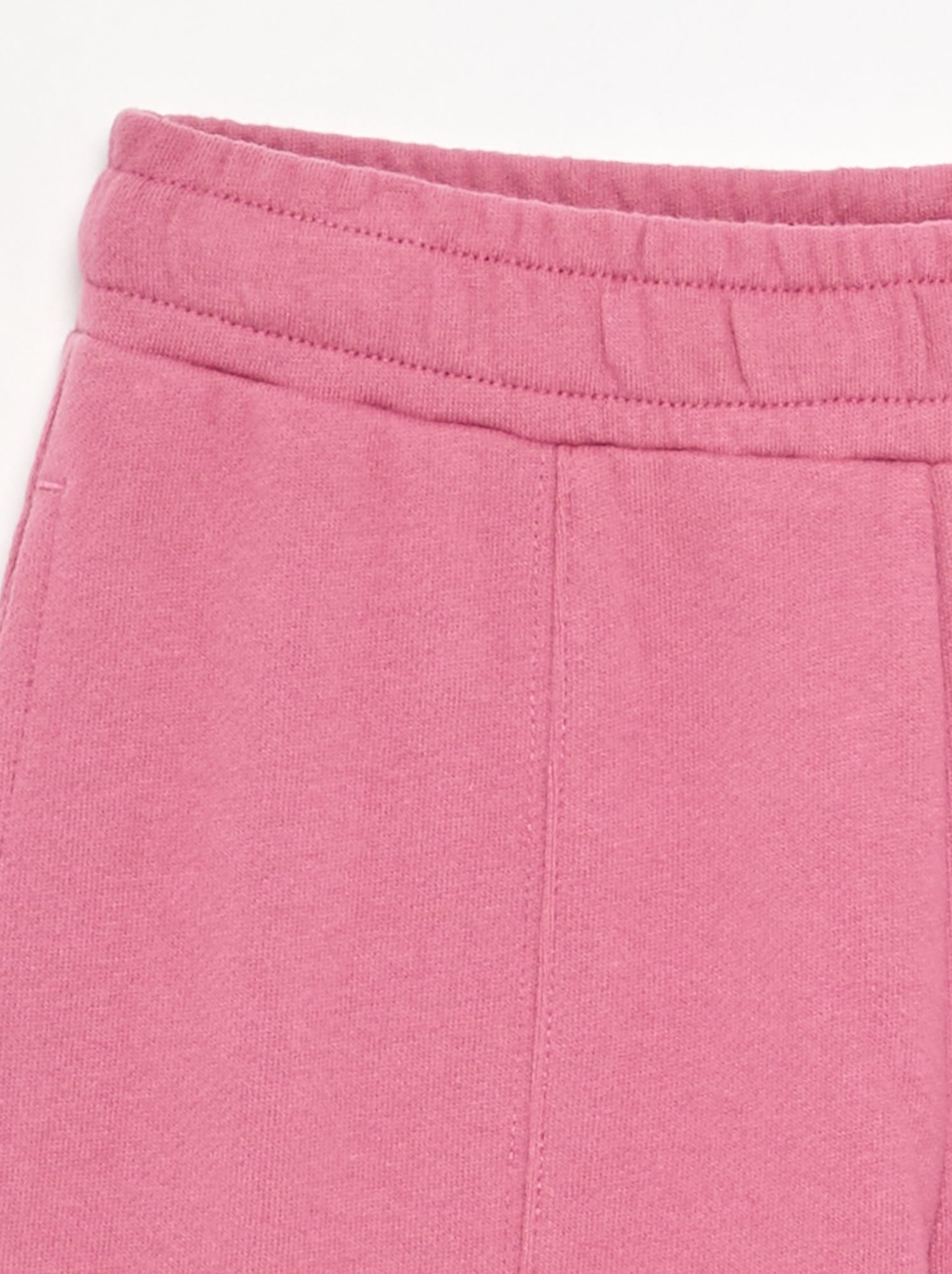 Pantalon wide leg uni - Rose