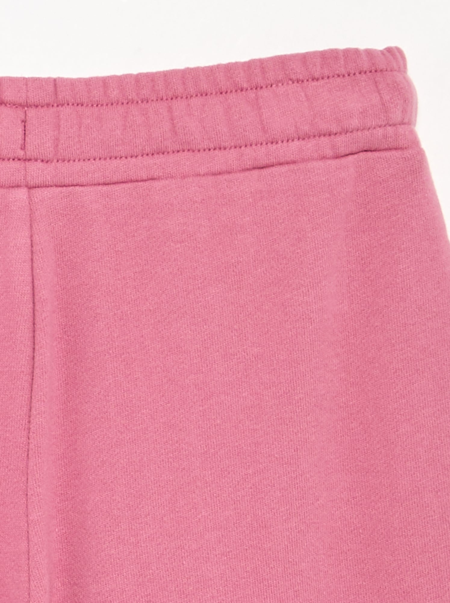 Pantalon wide leg uni - Rose