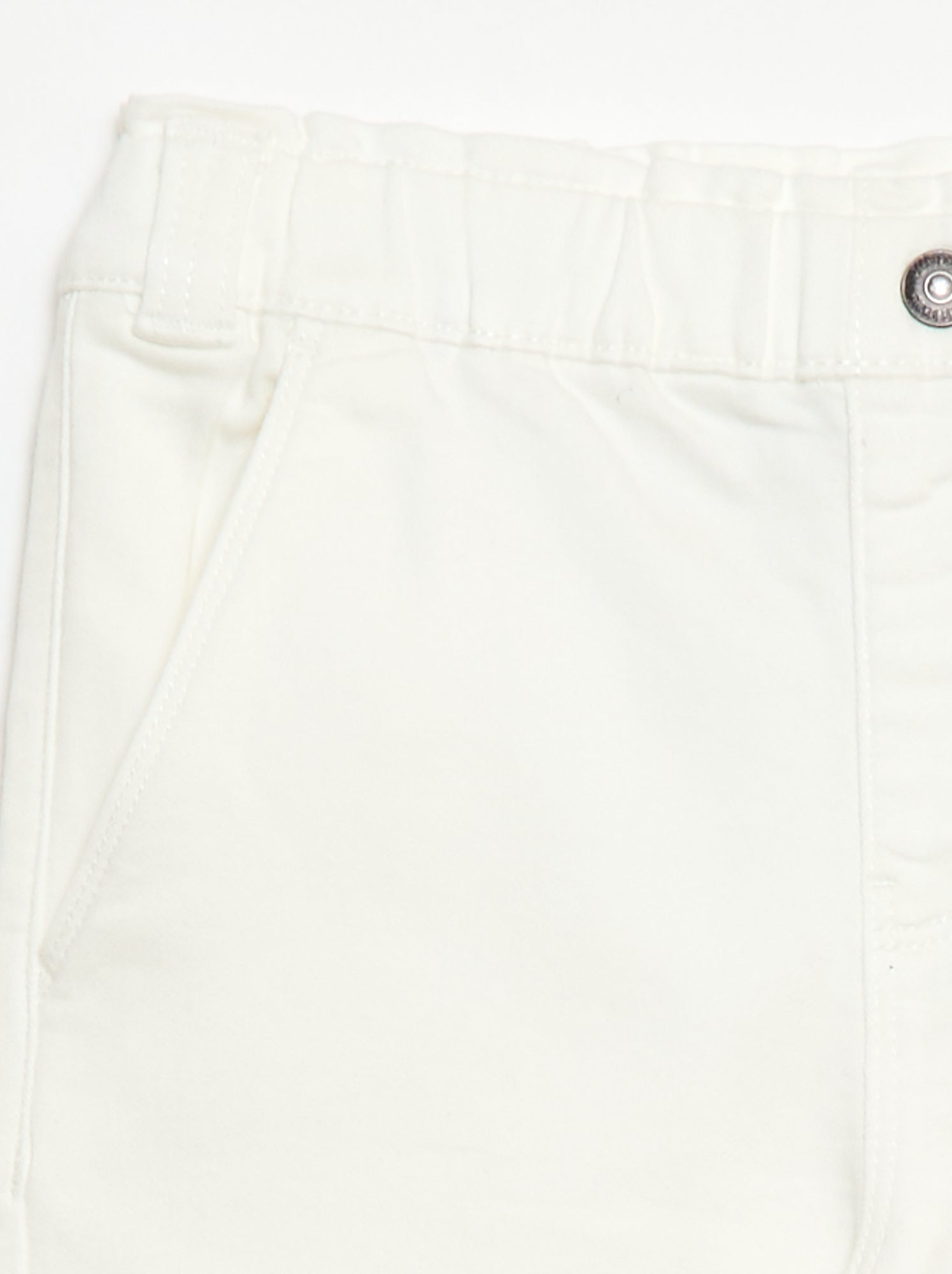 Pantalon wide legs - collection facile à enfiler - Blanc