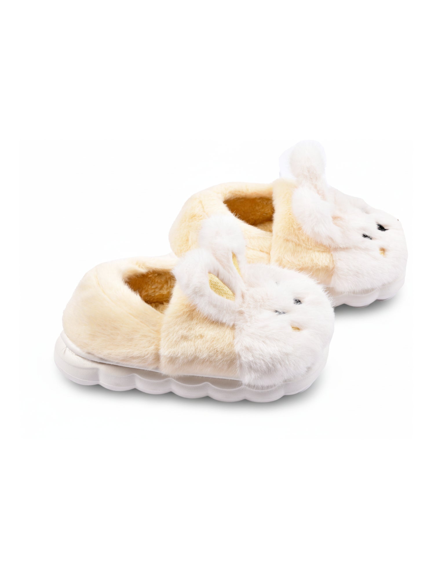 Pantoufles Enfant Animaux 3D Ultra Douces MD9758 - Jaune