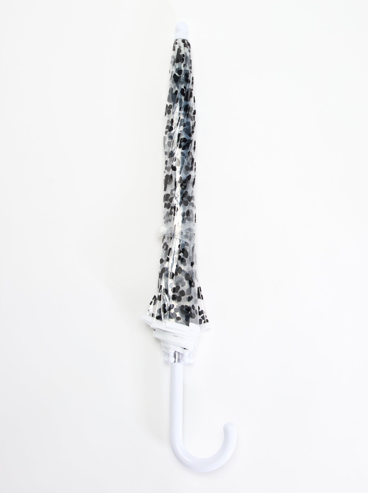 Parapluie motifs 'Mickey' effet léopard - Blanc