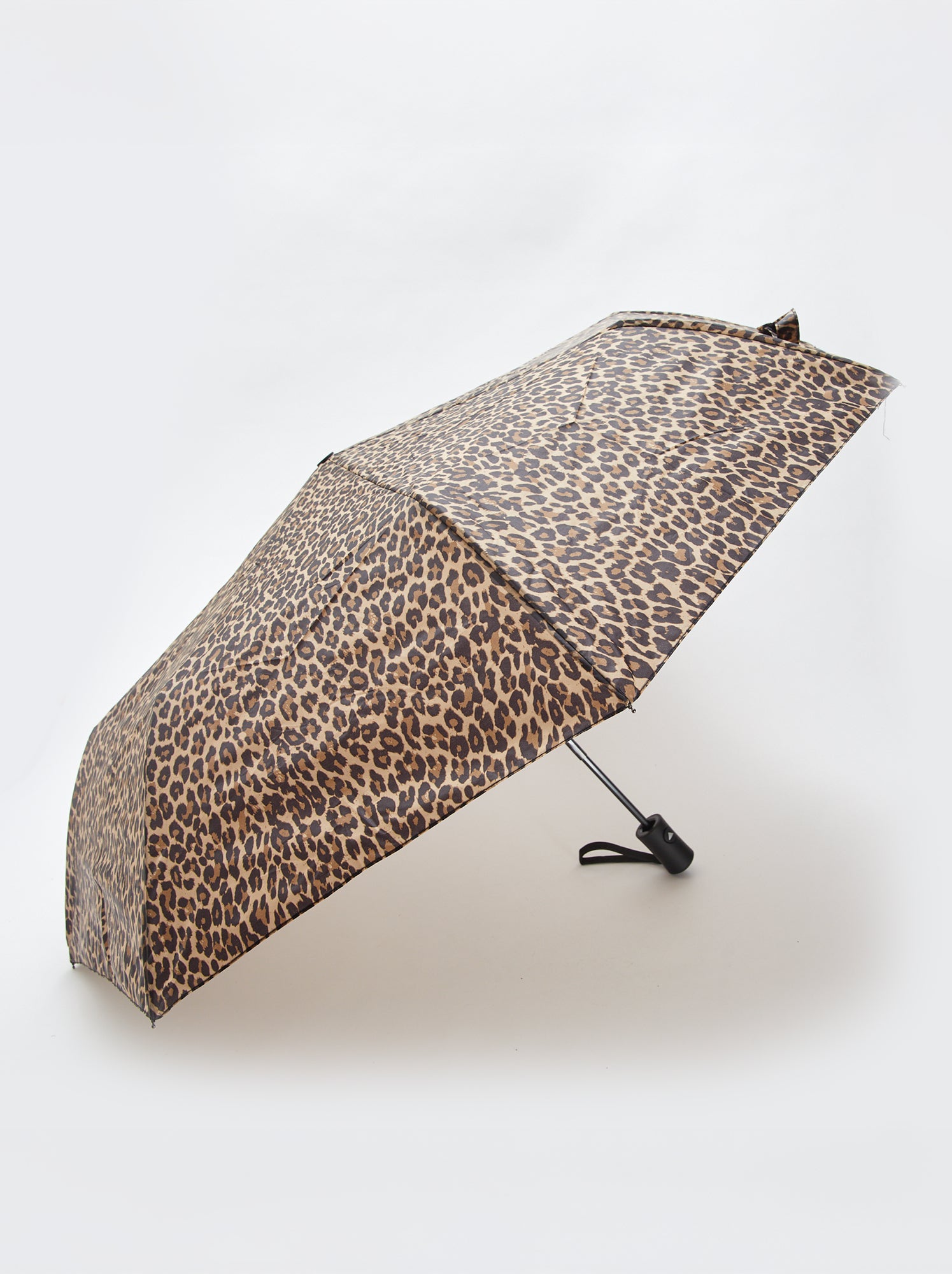 Parapluie rétractable avec housse - Léopard