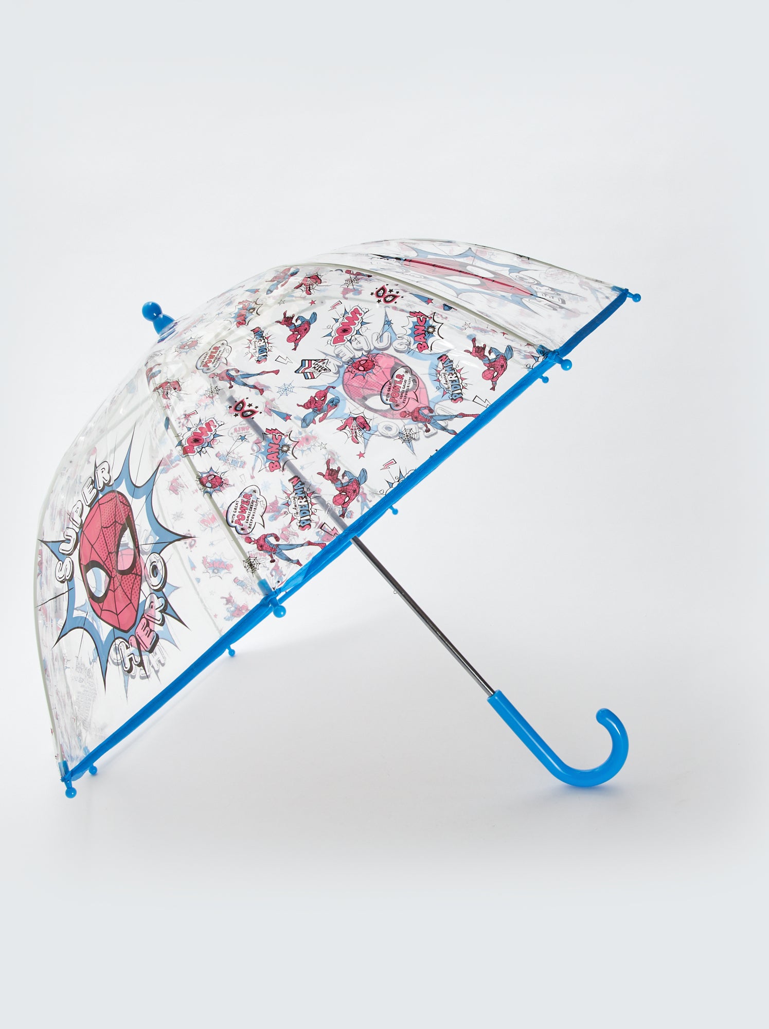 Parapluie transparent 'Spiderman' - ROUGE