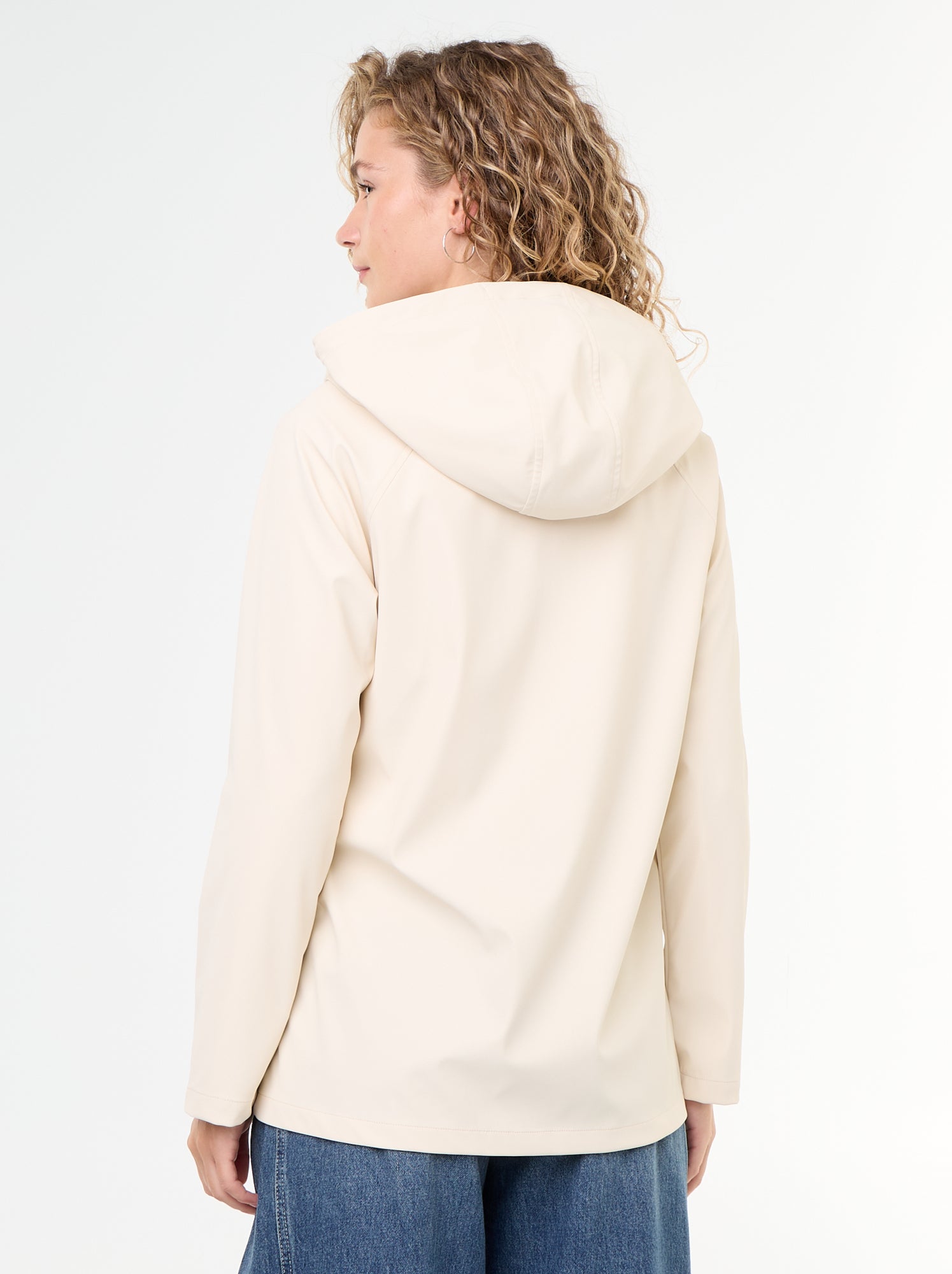 Parka à capuche déperlant - Beige (FWT15_2)