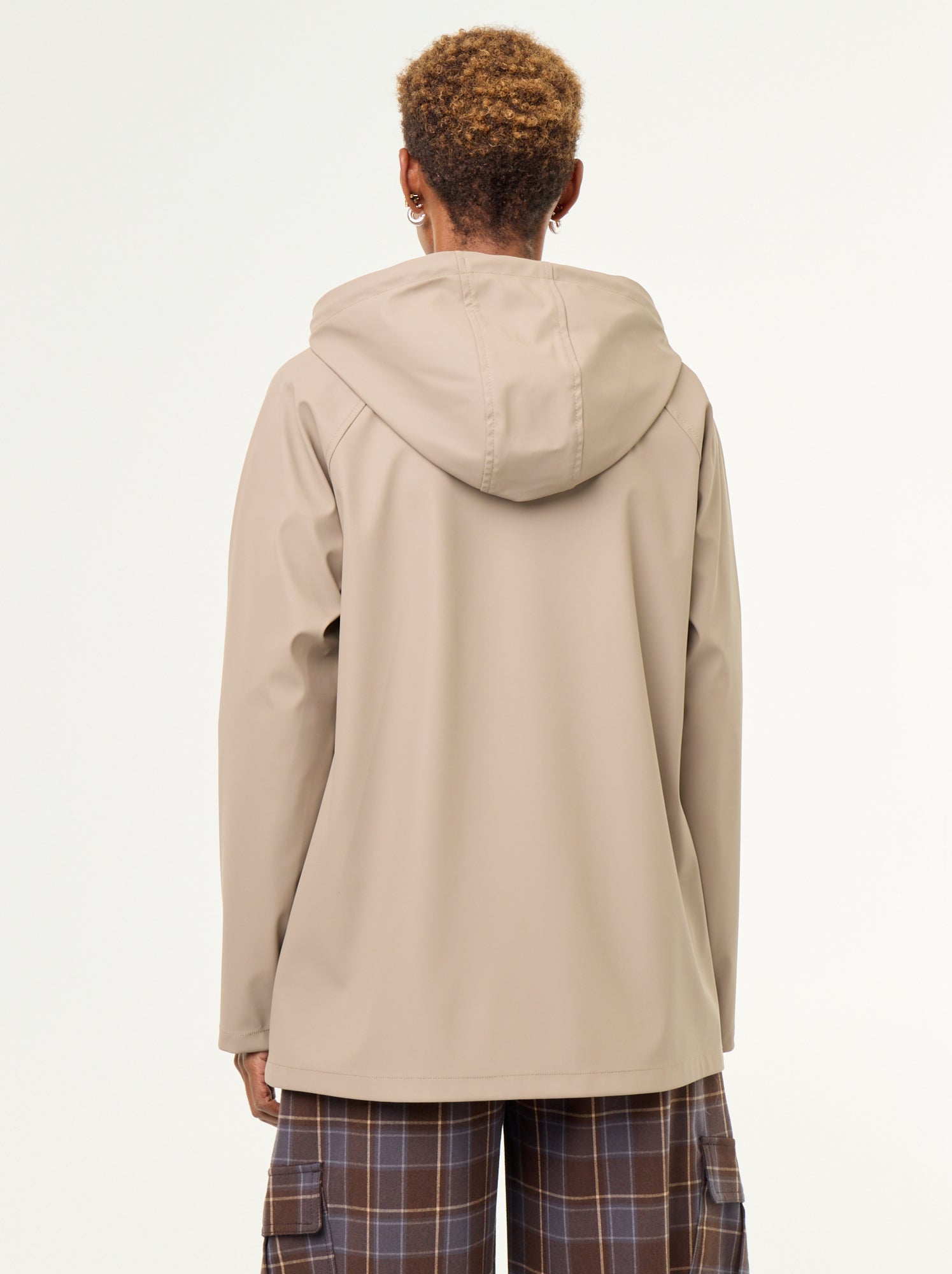 Parka à capuche déperlant - Beige (FWT15_3)