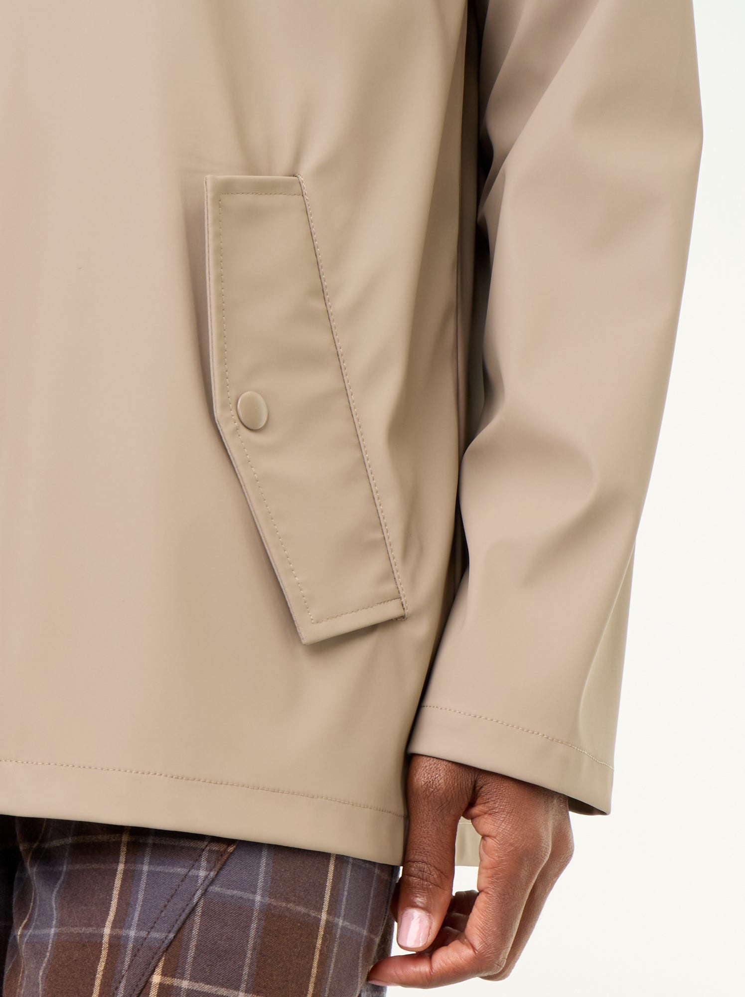 Parka à capuche déperlant - Beige (FWT15_3)