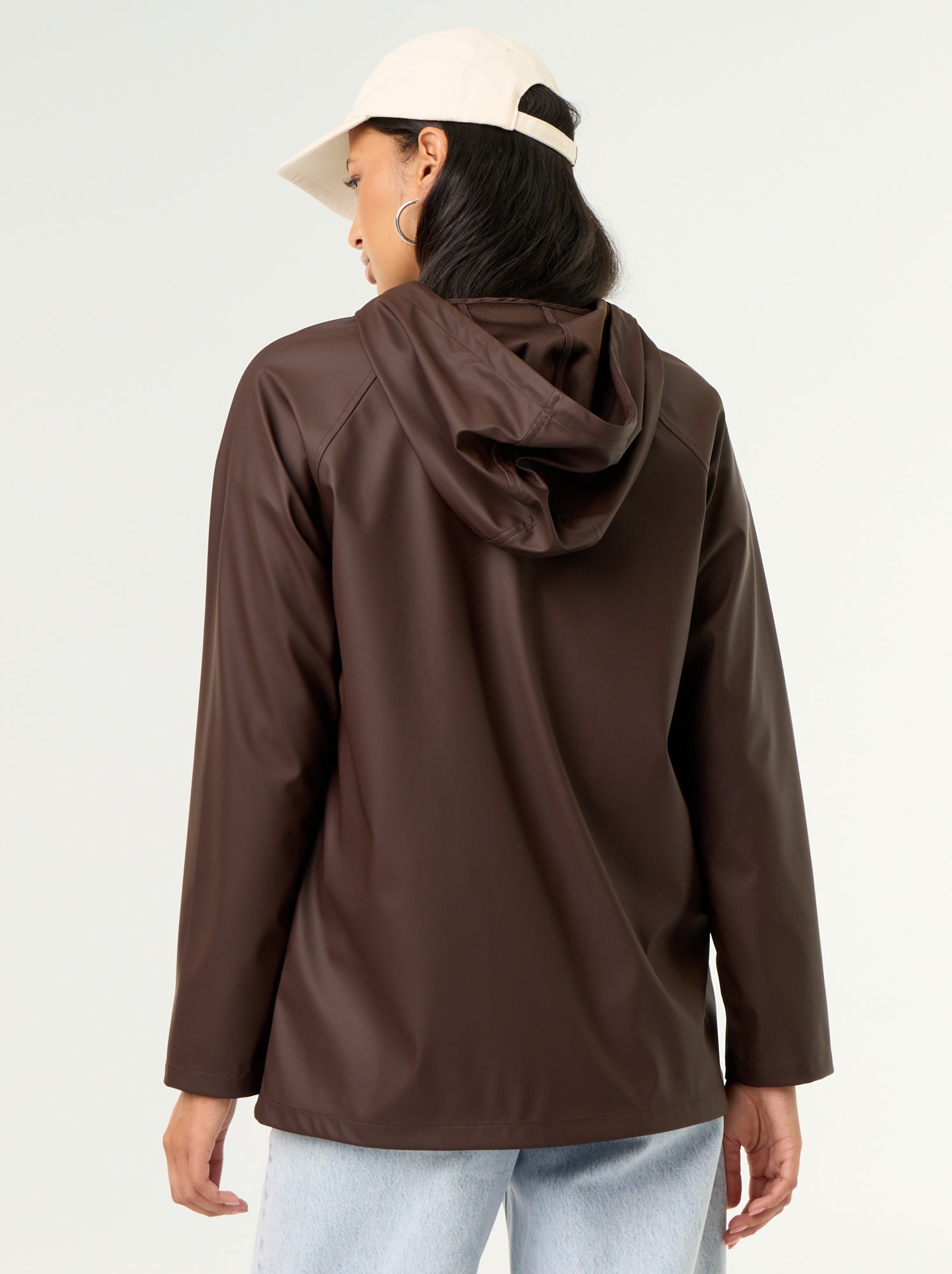 Parka à capuche déperlant - Marron