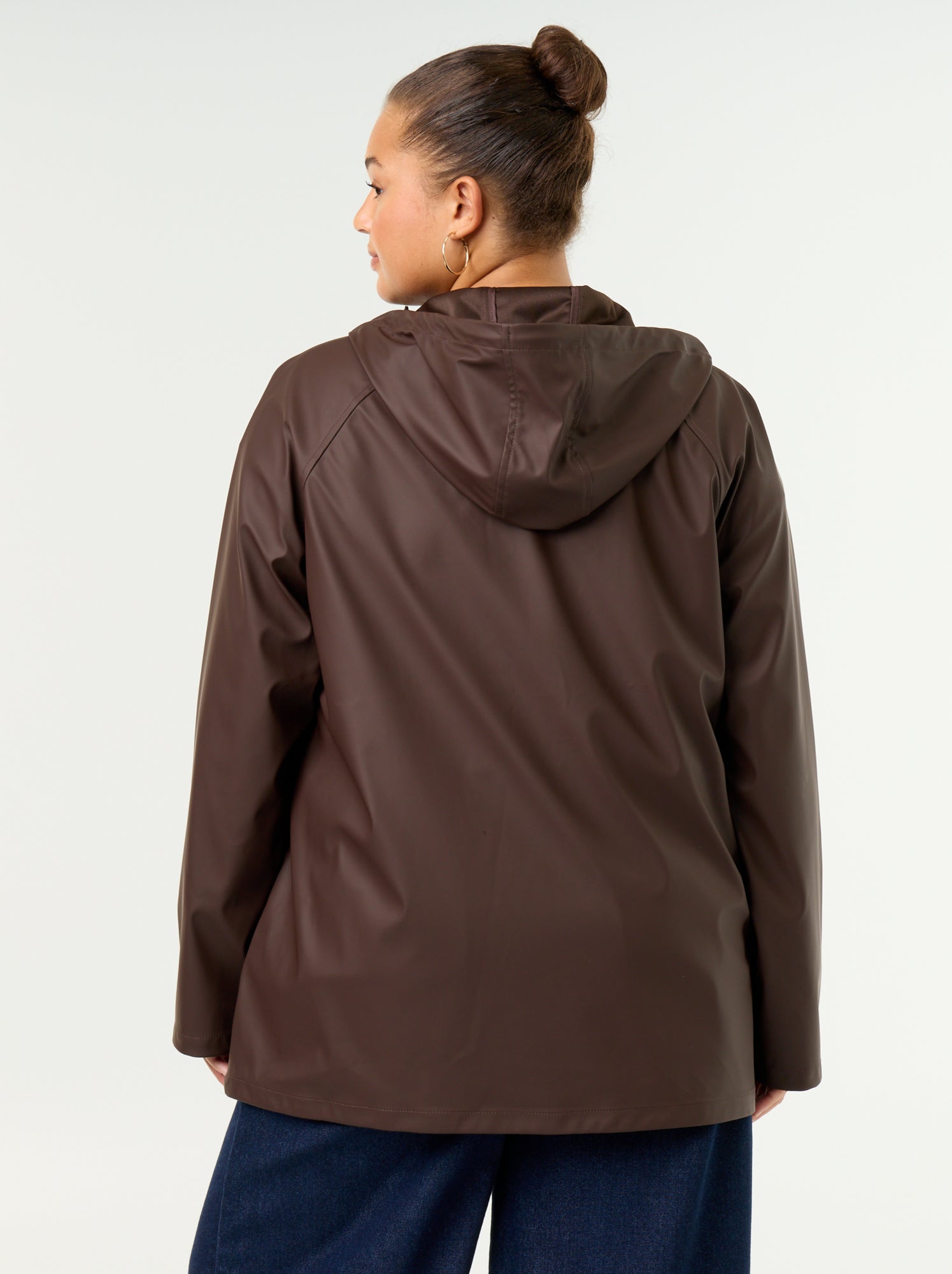 Parka à capuche déperlant - Marron