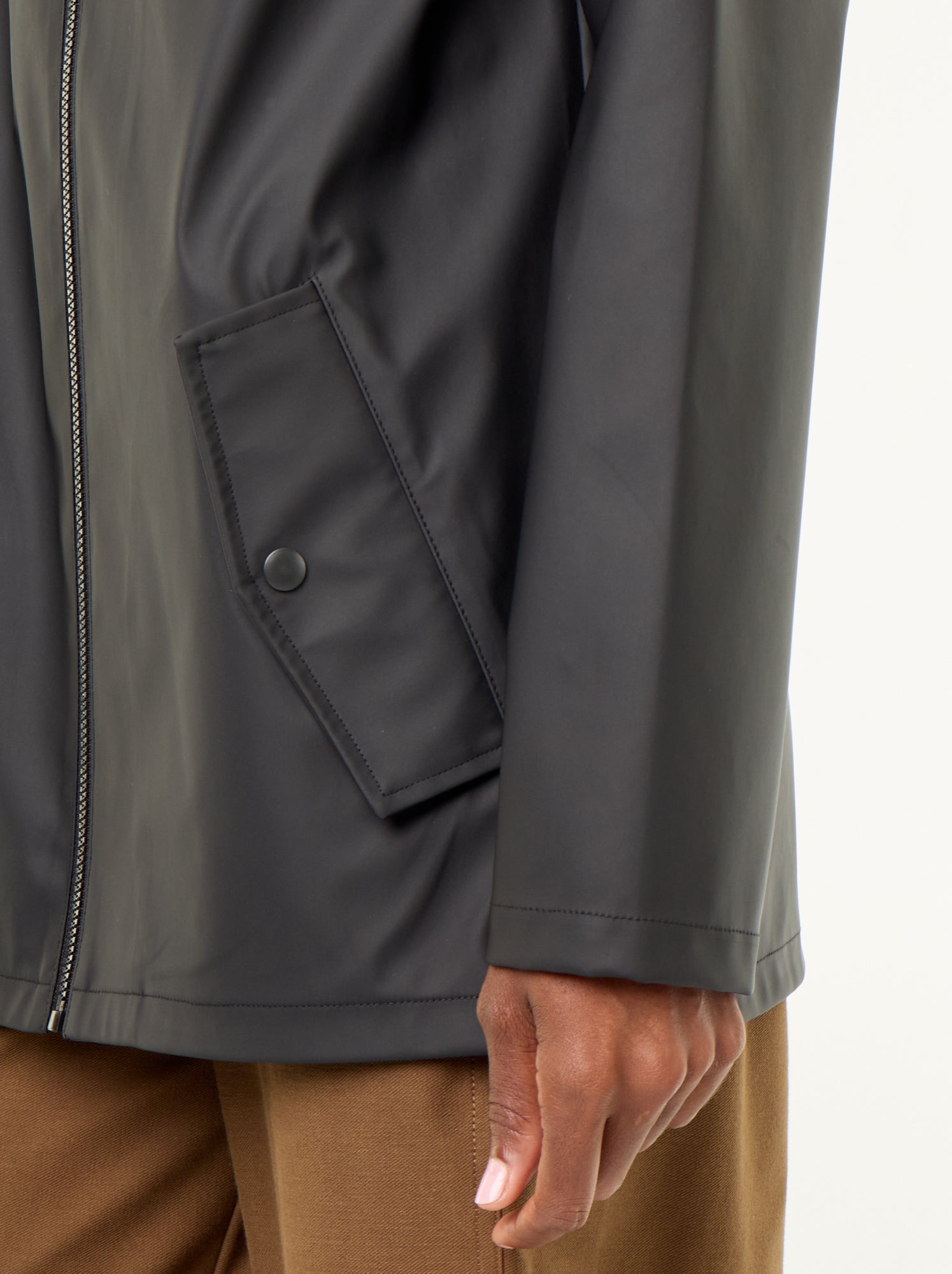 Parka à capuche déperlant - Noir