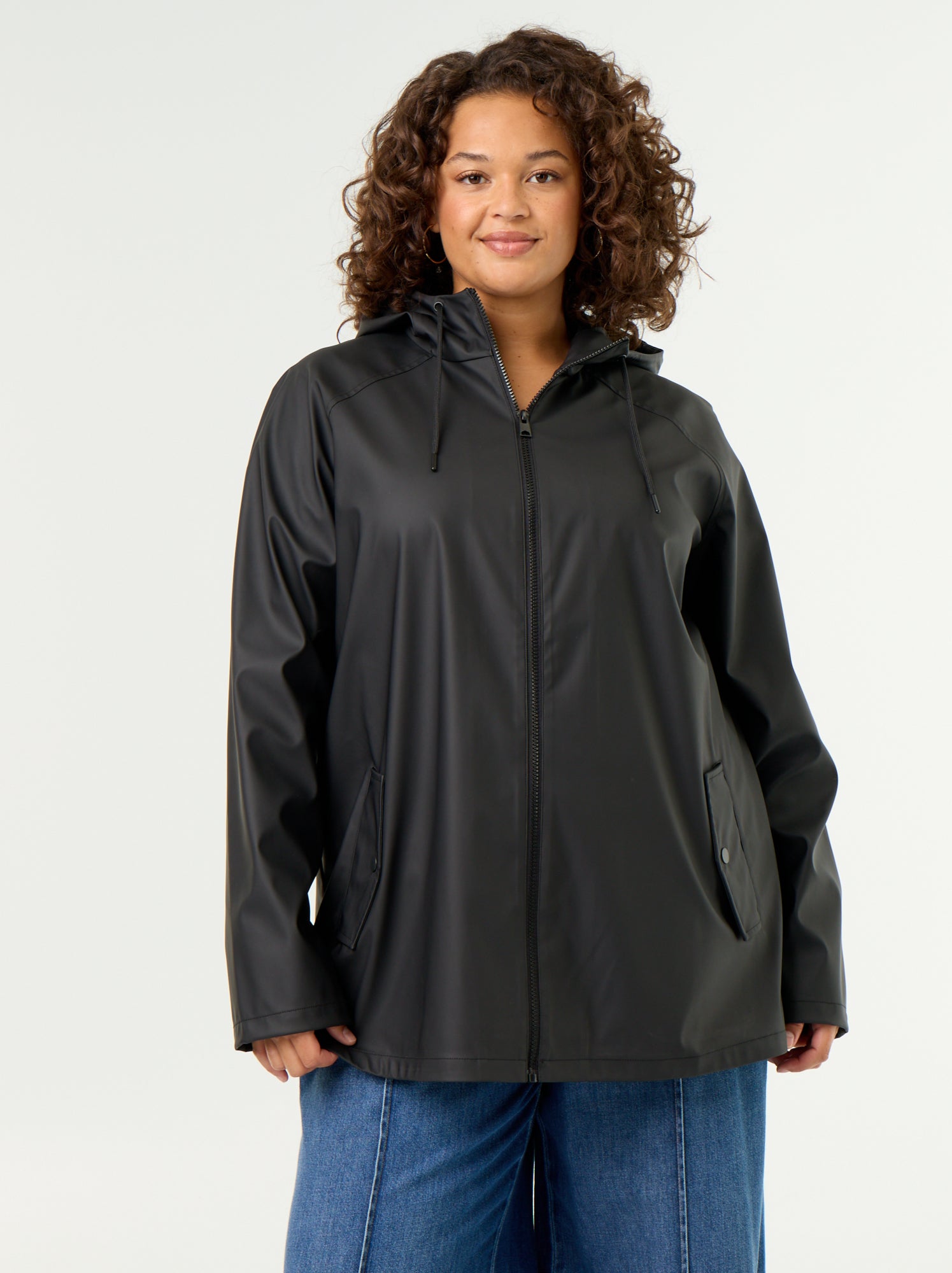 Parka à capuche déperlant - Noir