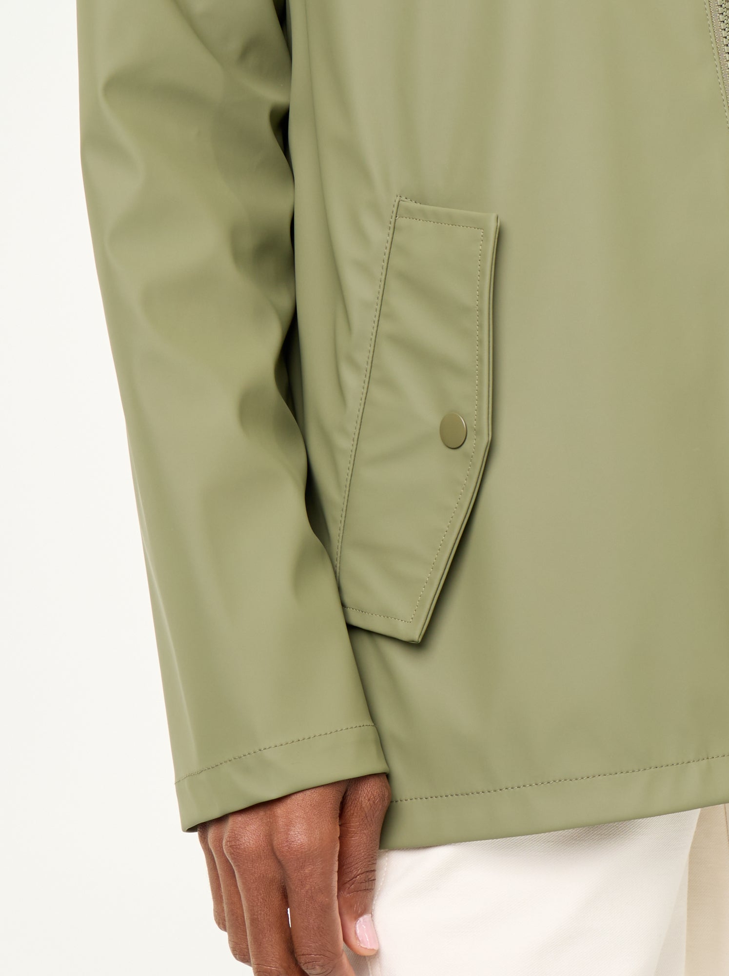 Parka à capuche déperlant - Vert