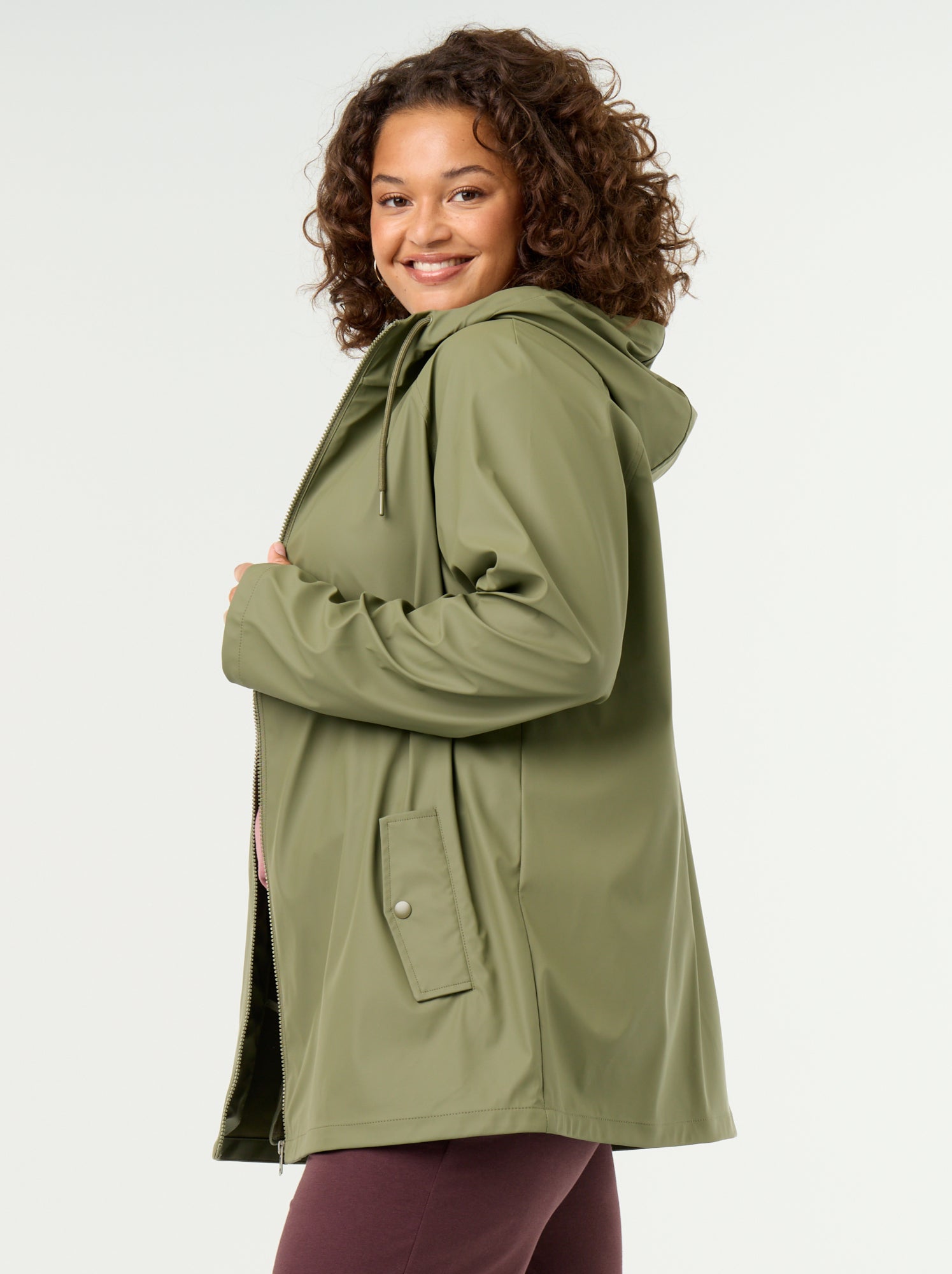 Parka à capuche déperlant - Vert
