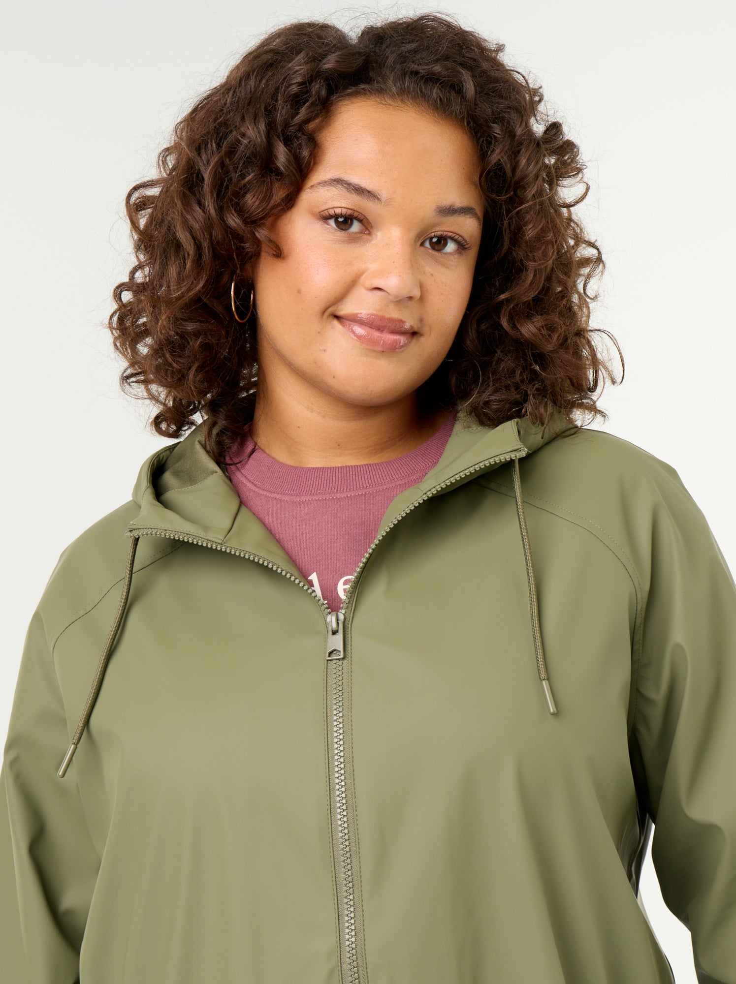 Parka à capuche déperlant - Vert