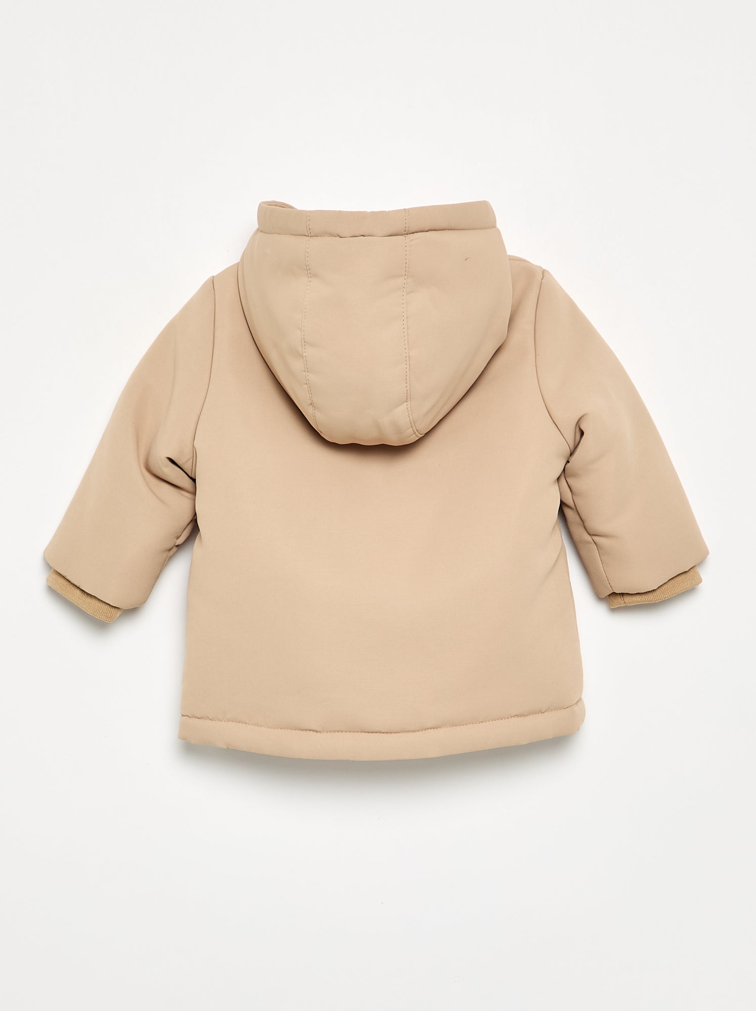 Parka à capuche intérieur moutonné - Beige