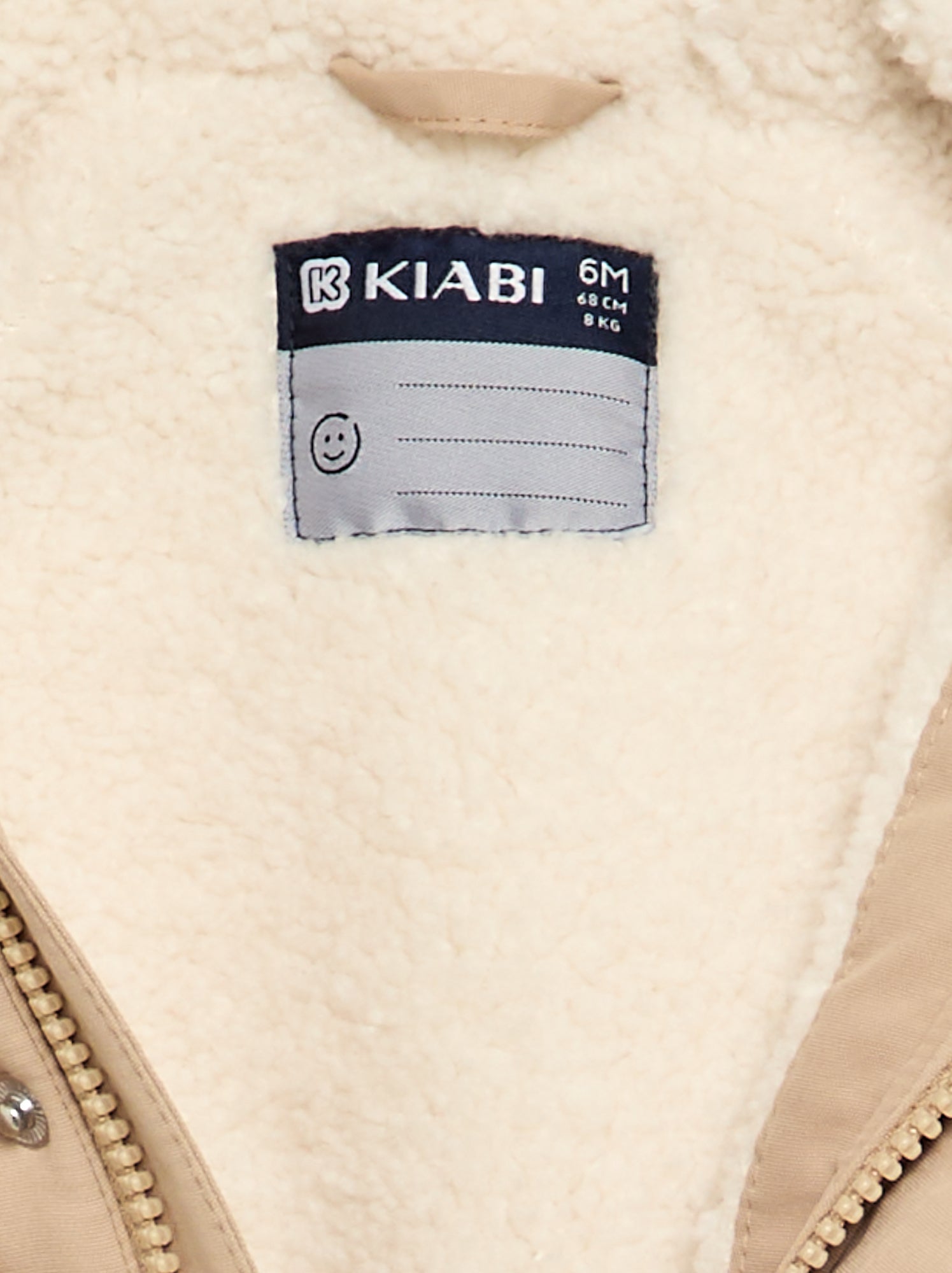 Parka à capuche intérieur moutonné - Beige