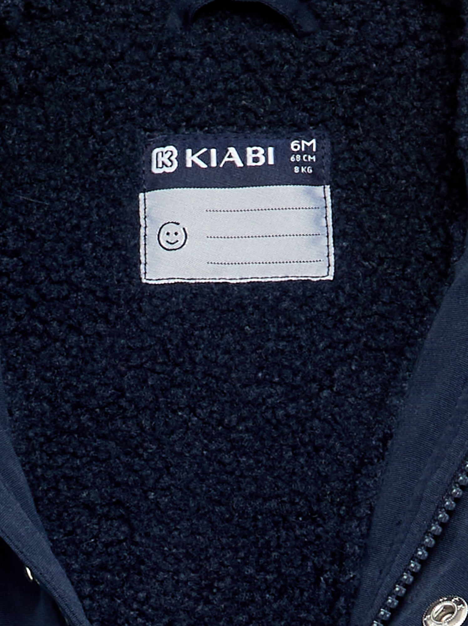 Parka à capuche intérieur moutonné - Bleu