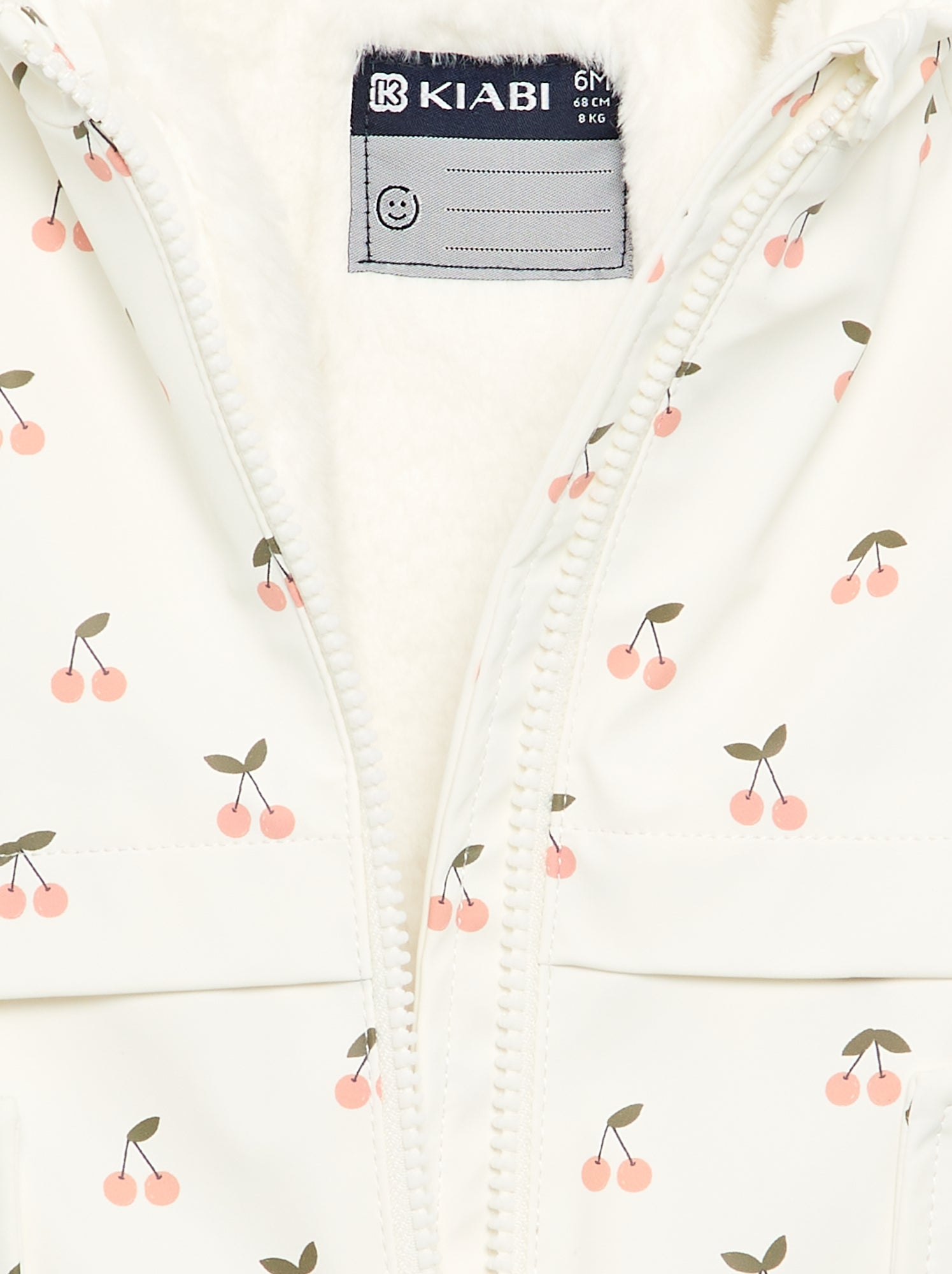 Parka déperlante à capuche - Blanc