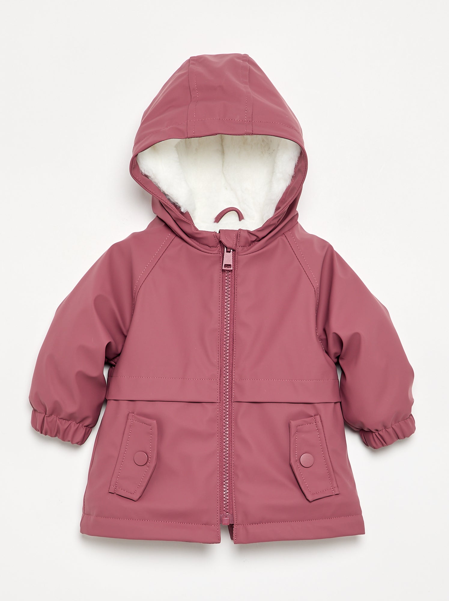 Parka déperlante à capuche - Rose (FWT04_3)