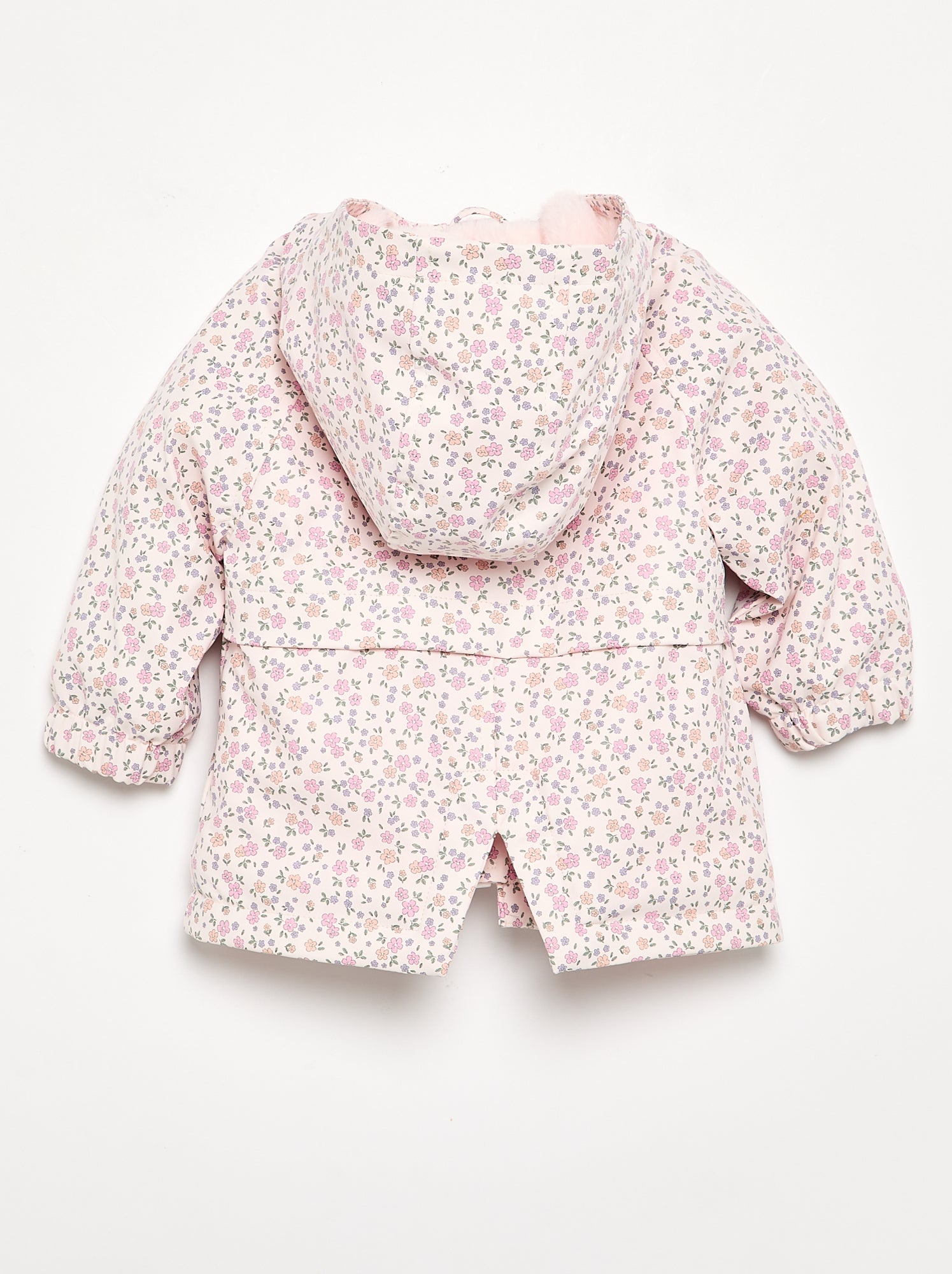 Parka déperlante à capuche - Rose (FWT04_4)