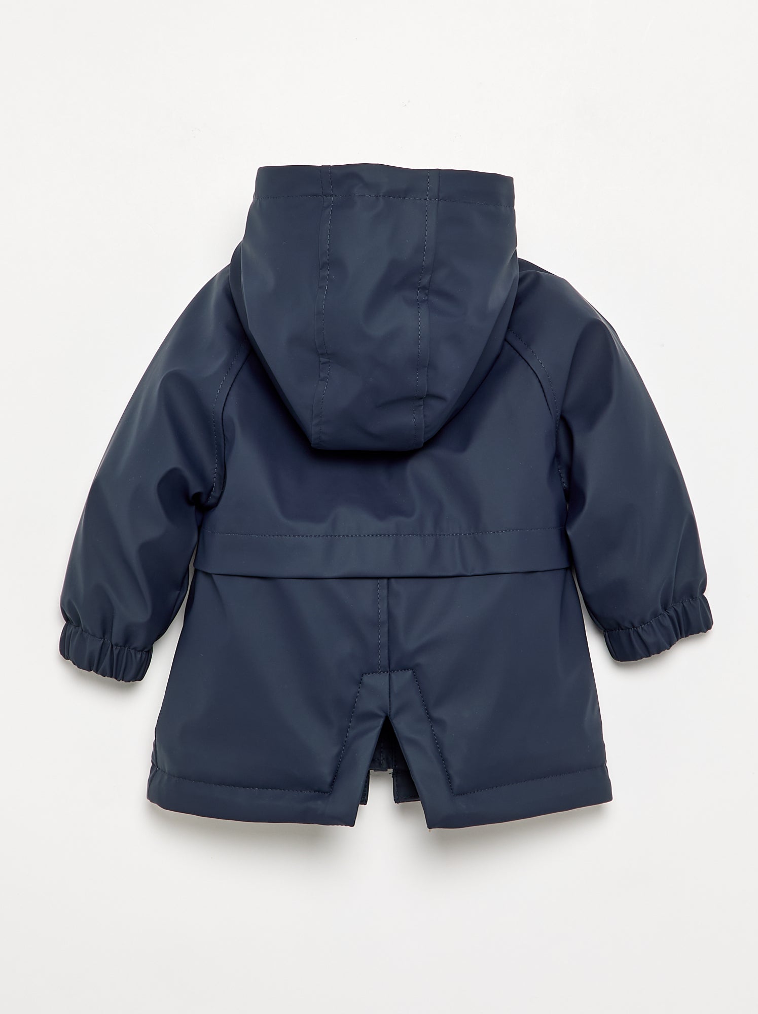 Parka doublée à capuche - Bleu