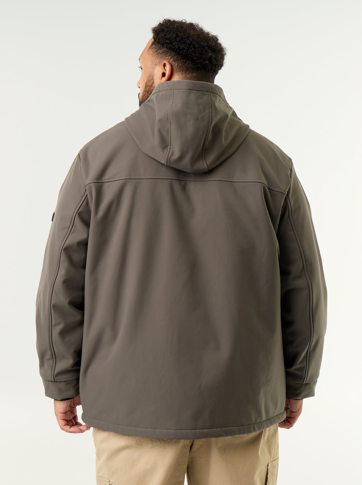Parka doublée à capuche - Kaki