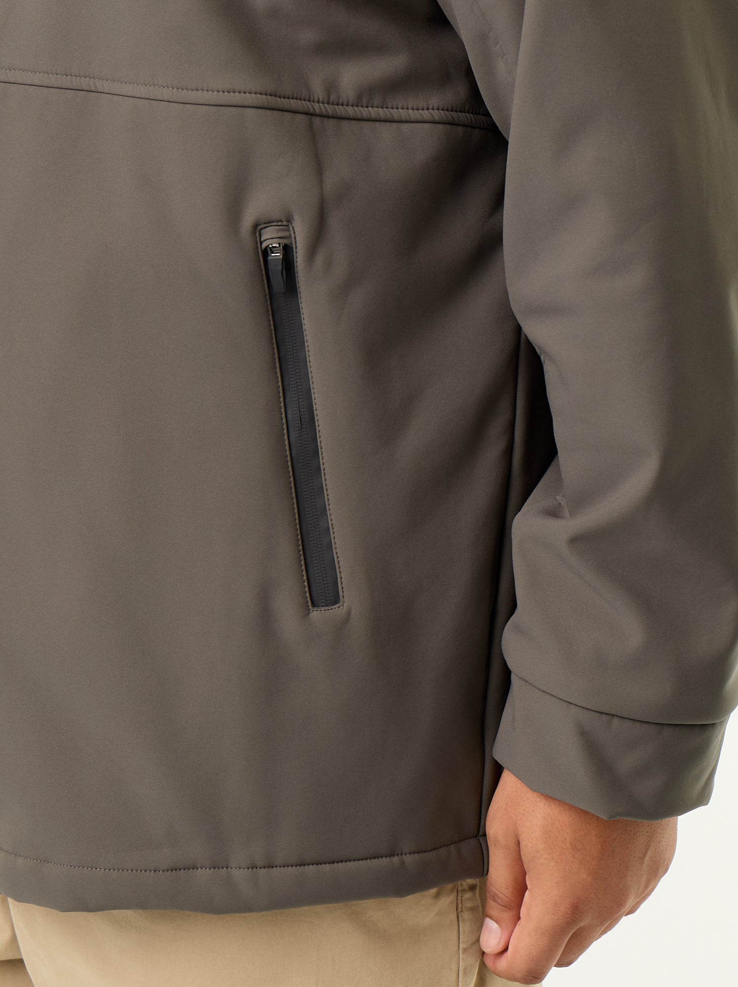 Parka doublée à capuche - Kaki