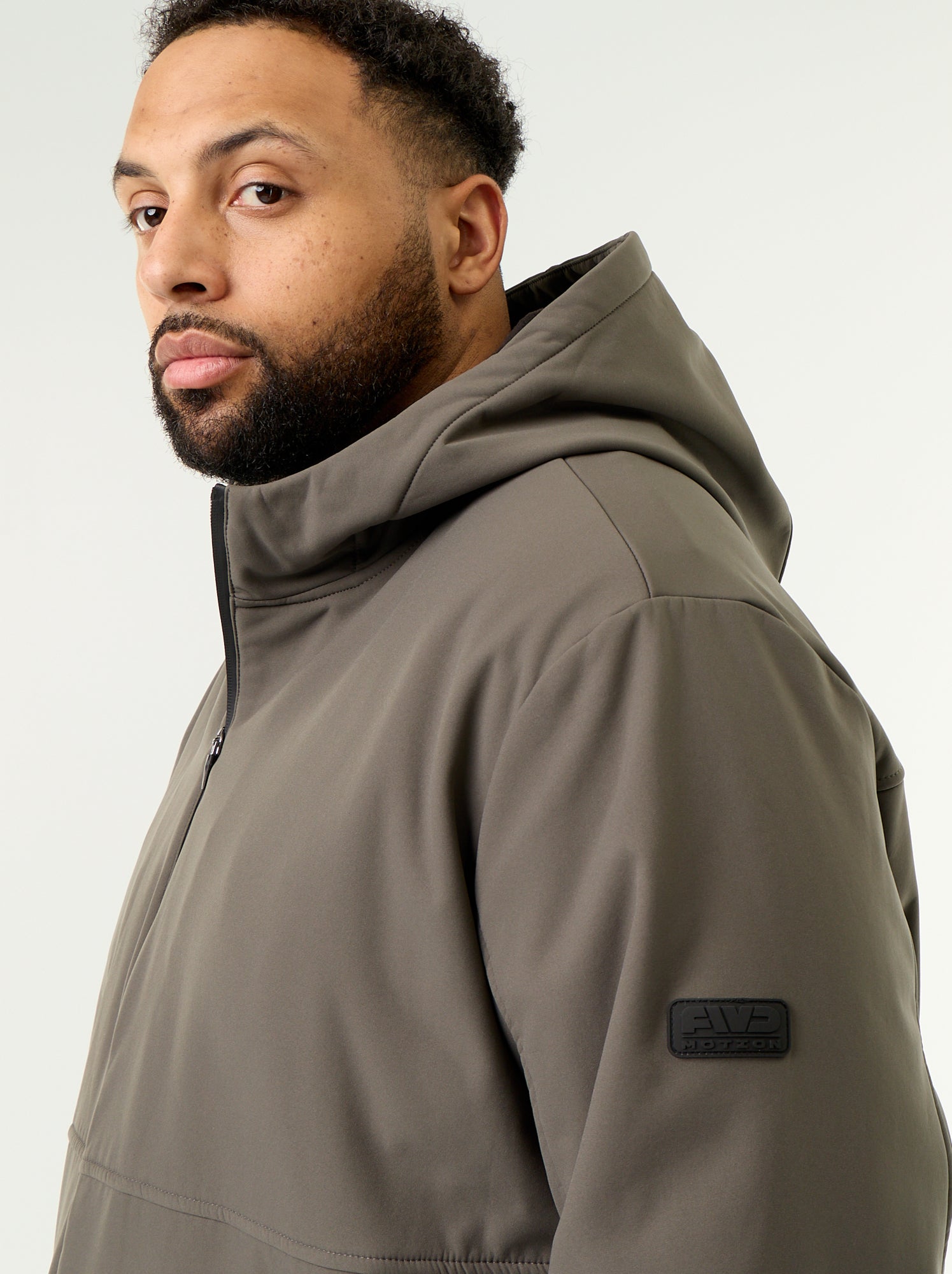 Parka doublée à capuche - Kaki
