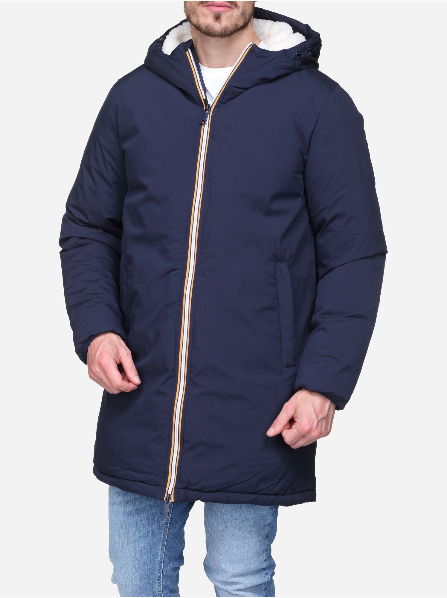 Parka doublée - Bleu foncé