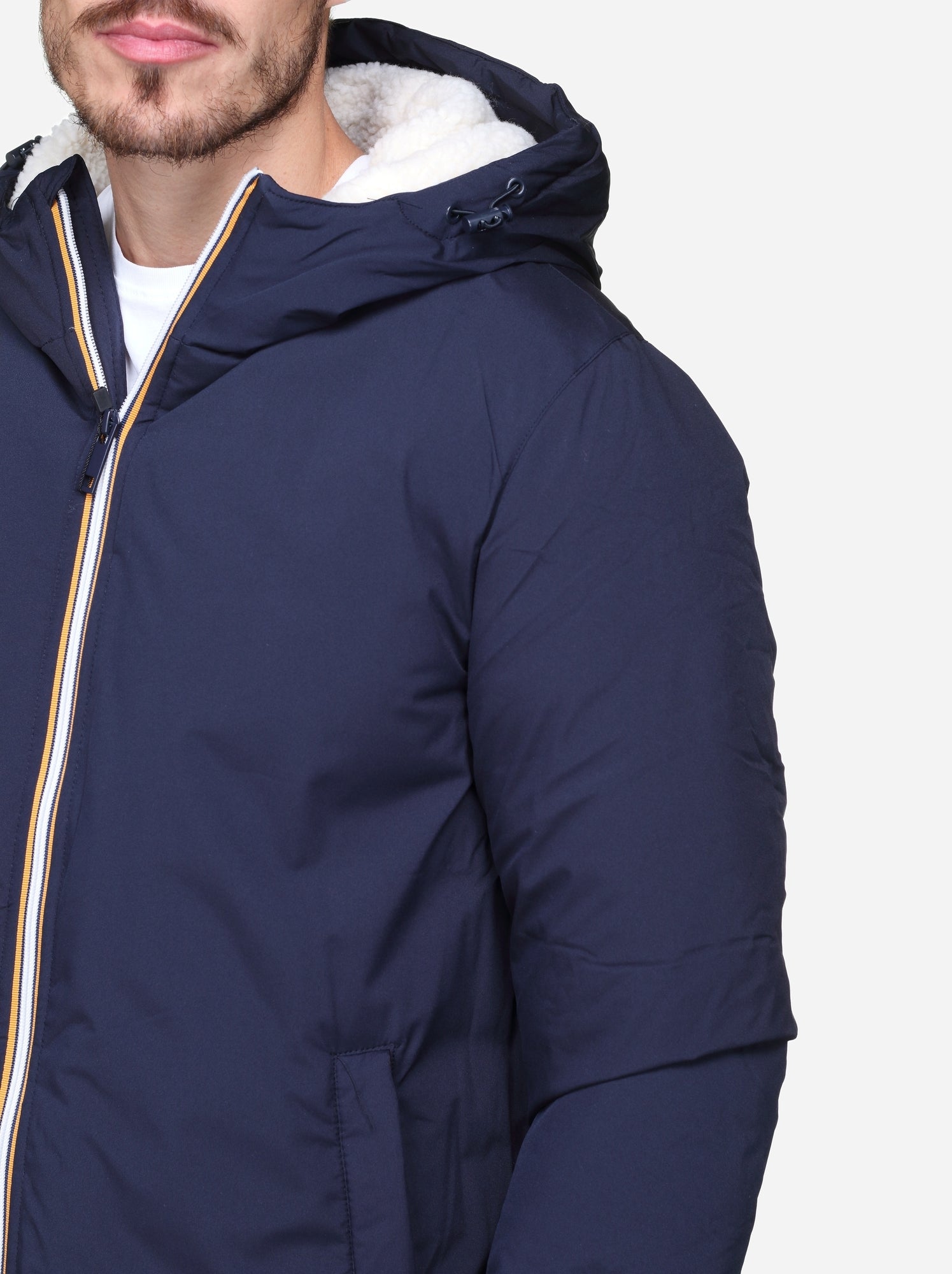 Parka doublée - Bleu foncé