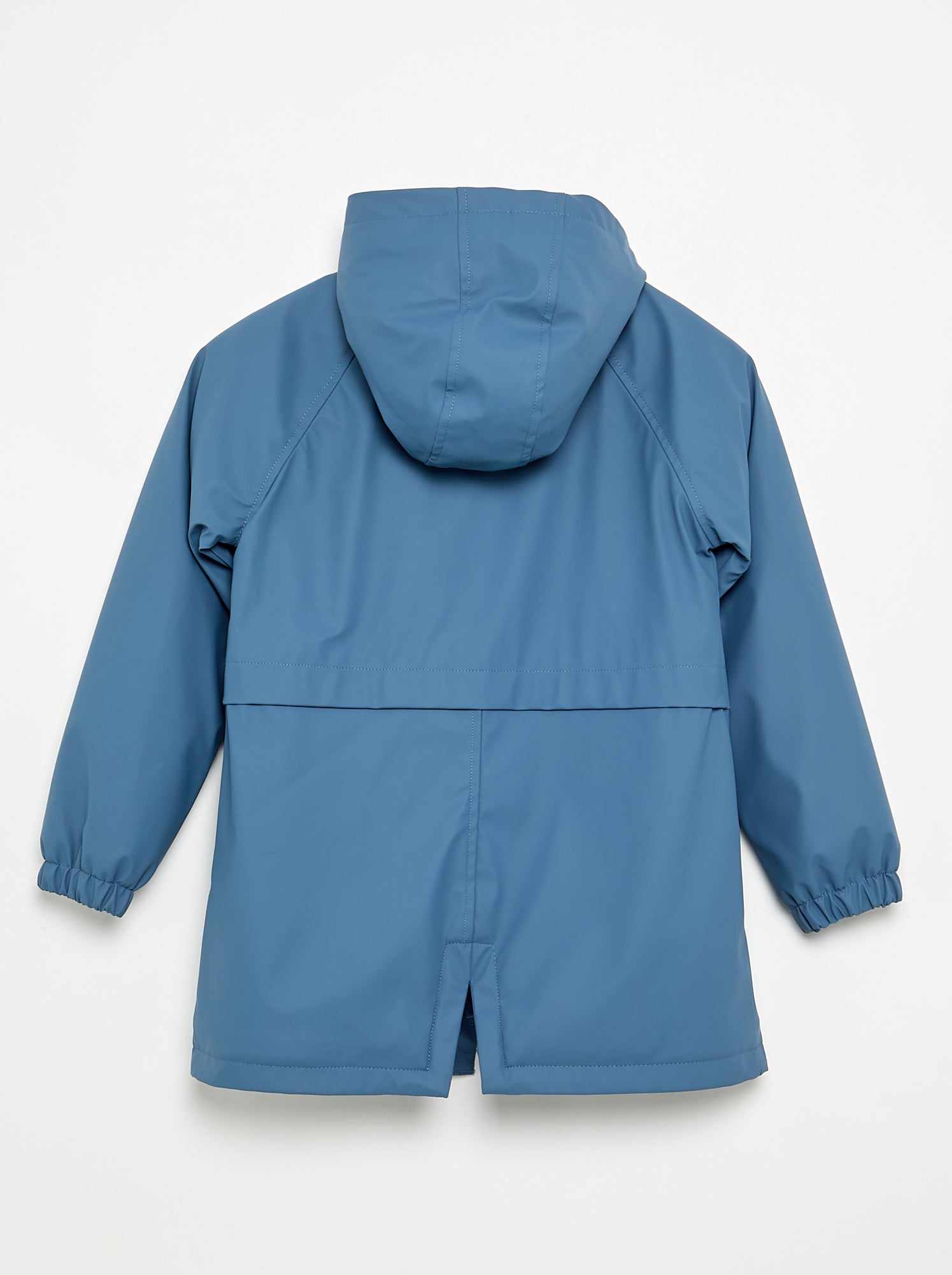 Parka doublée effet moutonné - Bleu