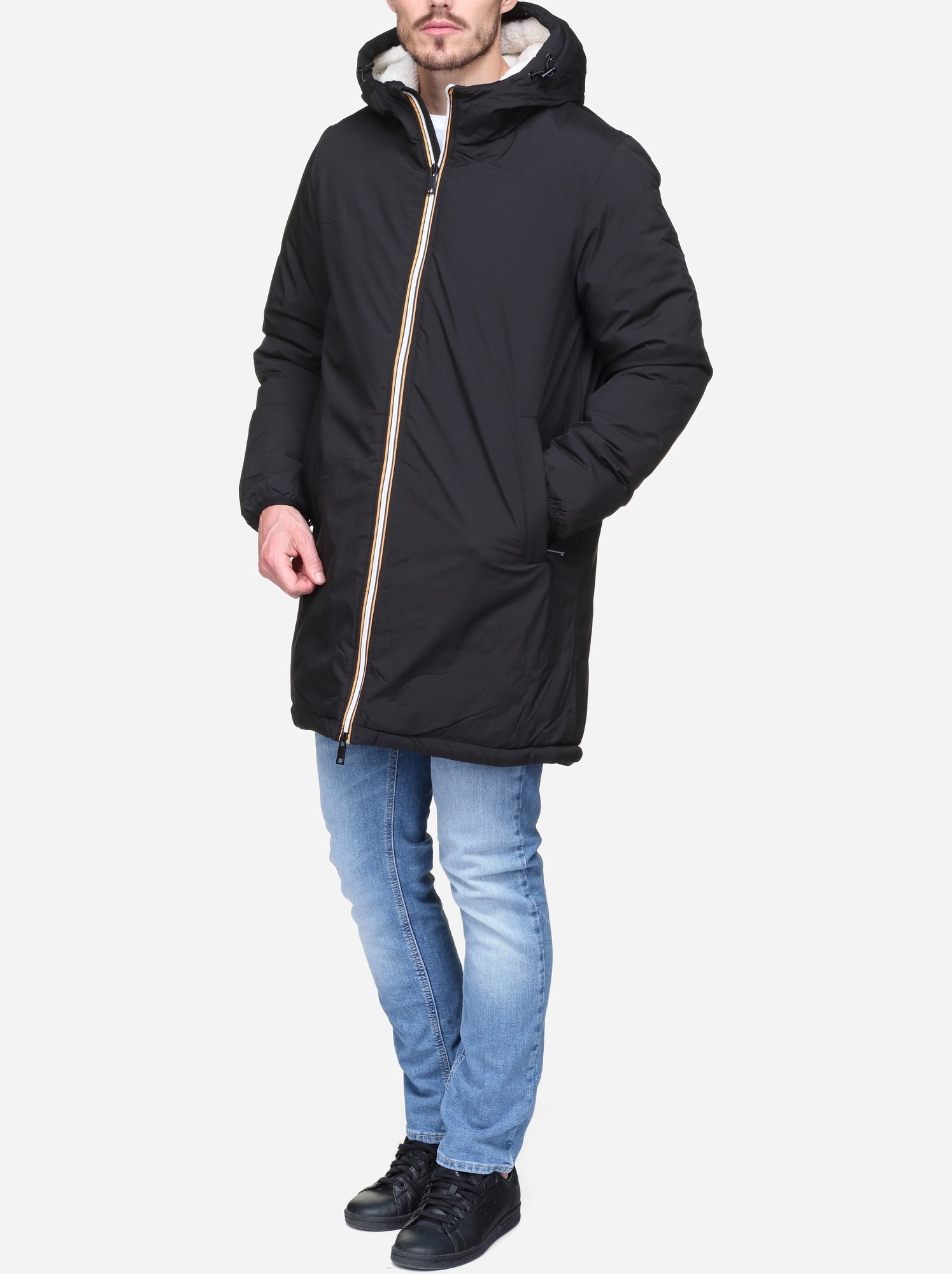 Parka doublée - Noir