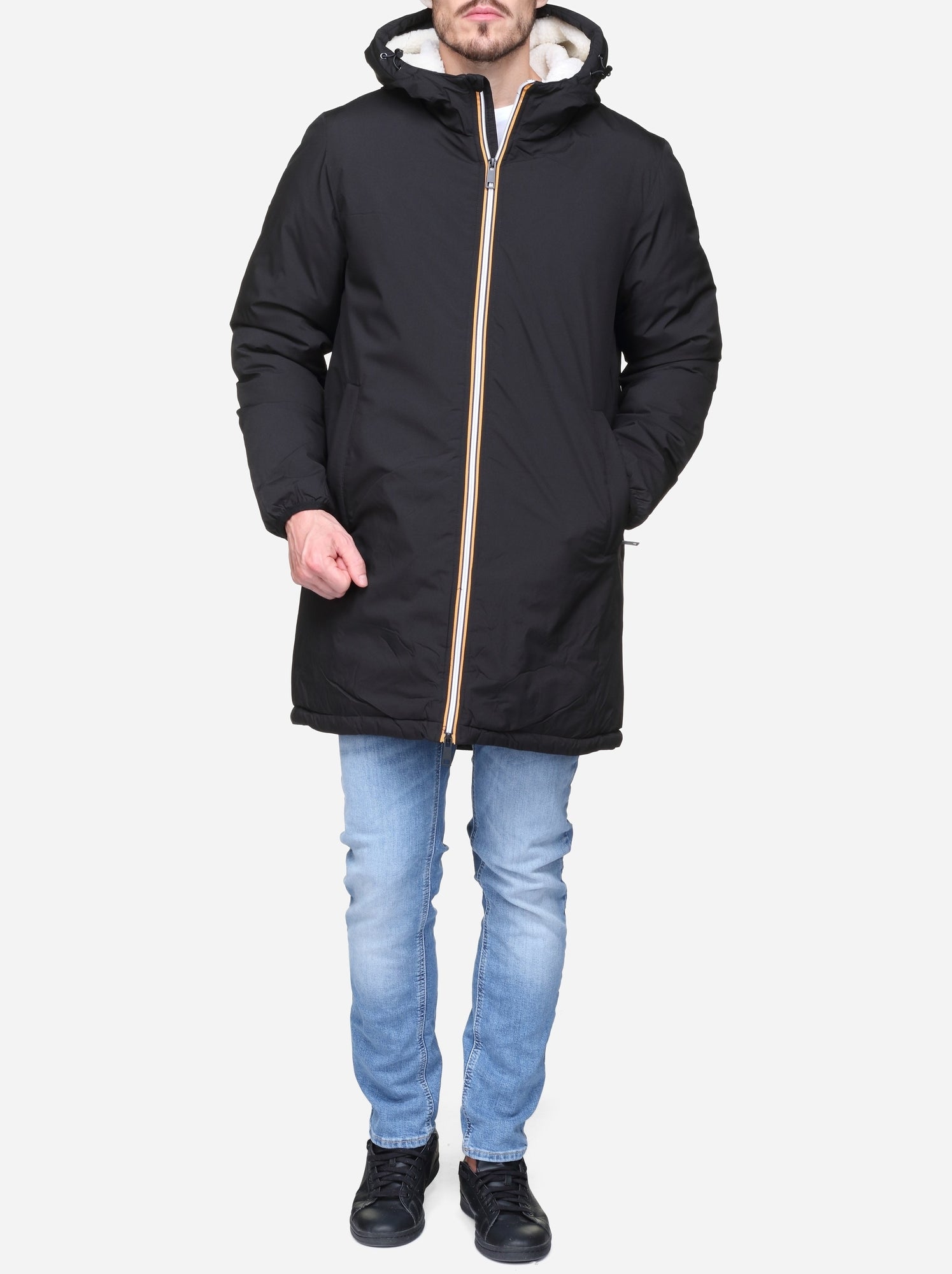 Parka doublée - Noir