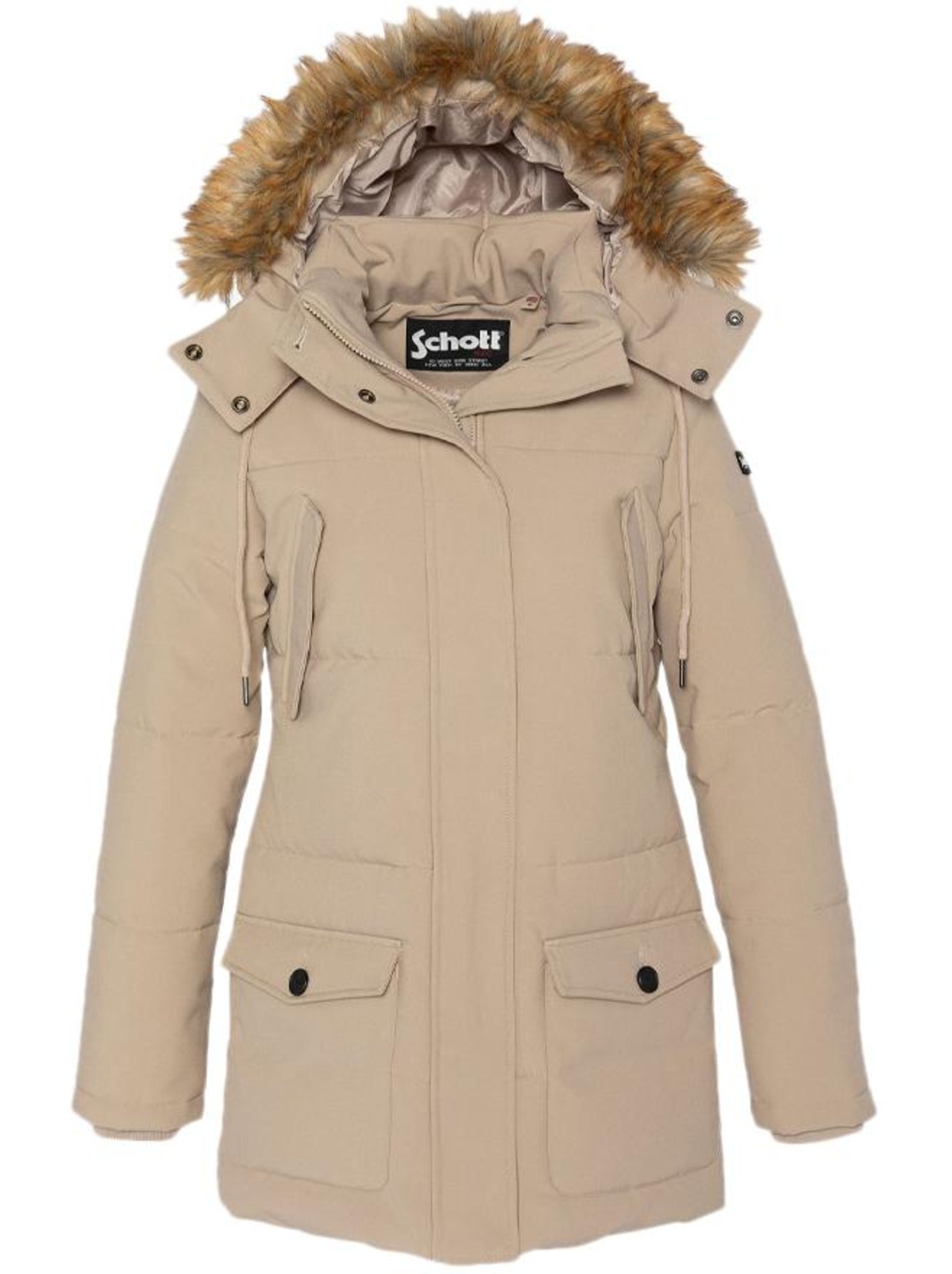Parka femme schott - Beige